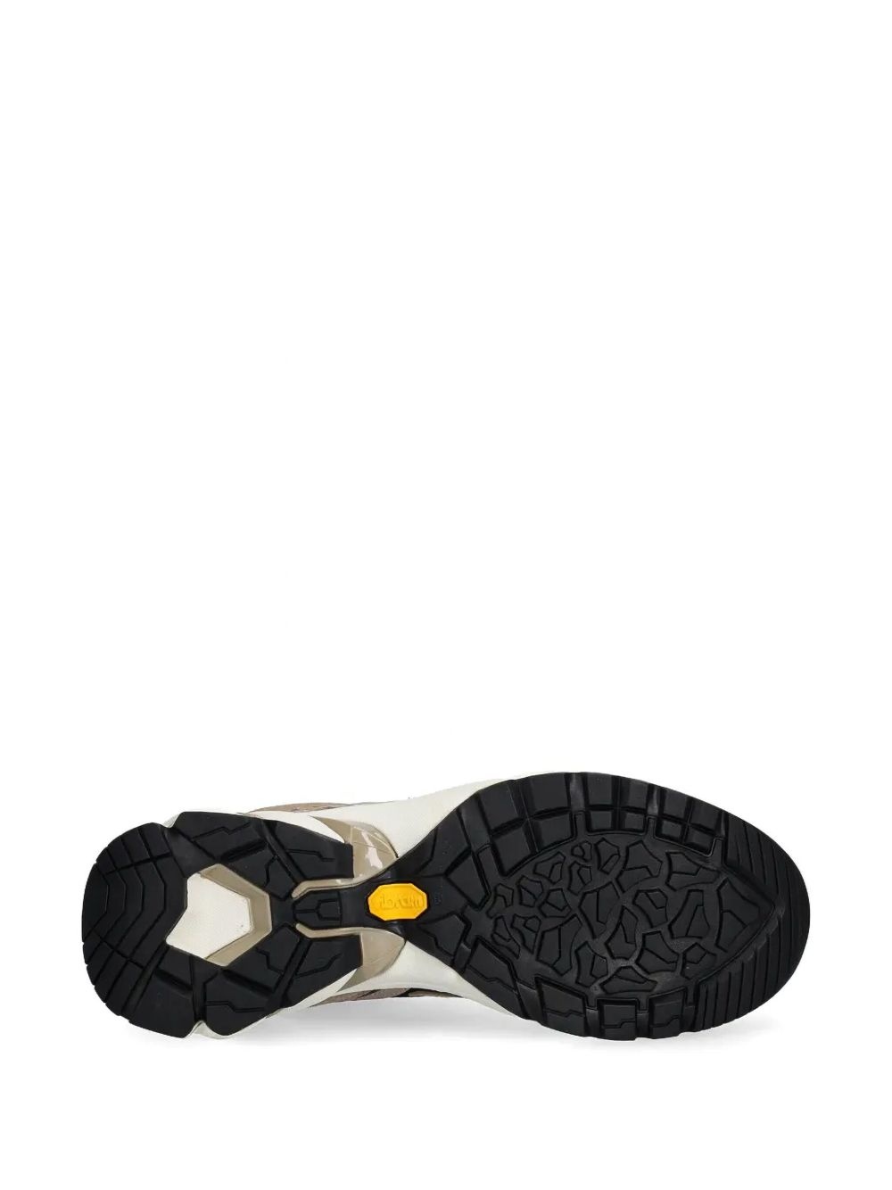 panelled lace-up sneakers - 5