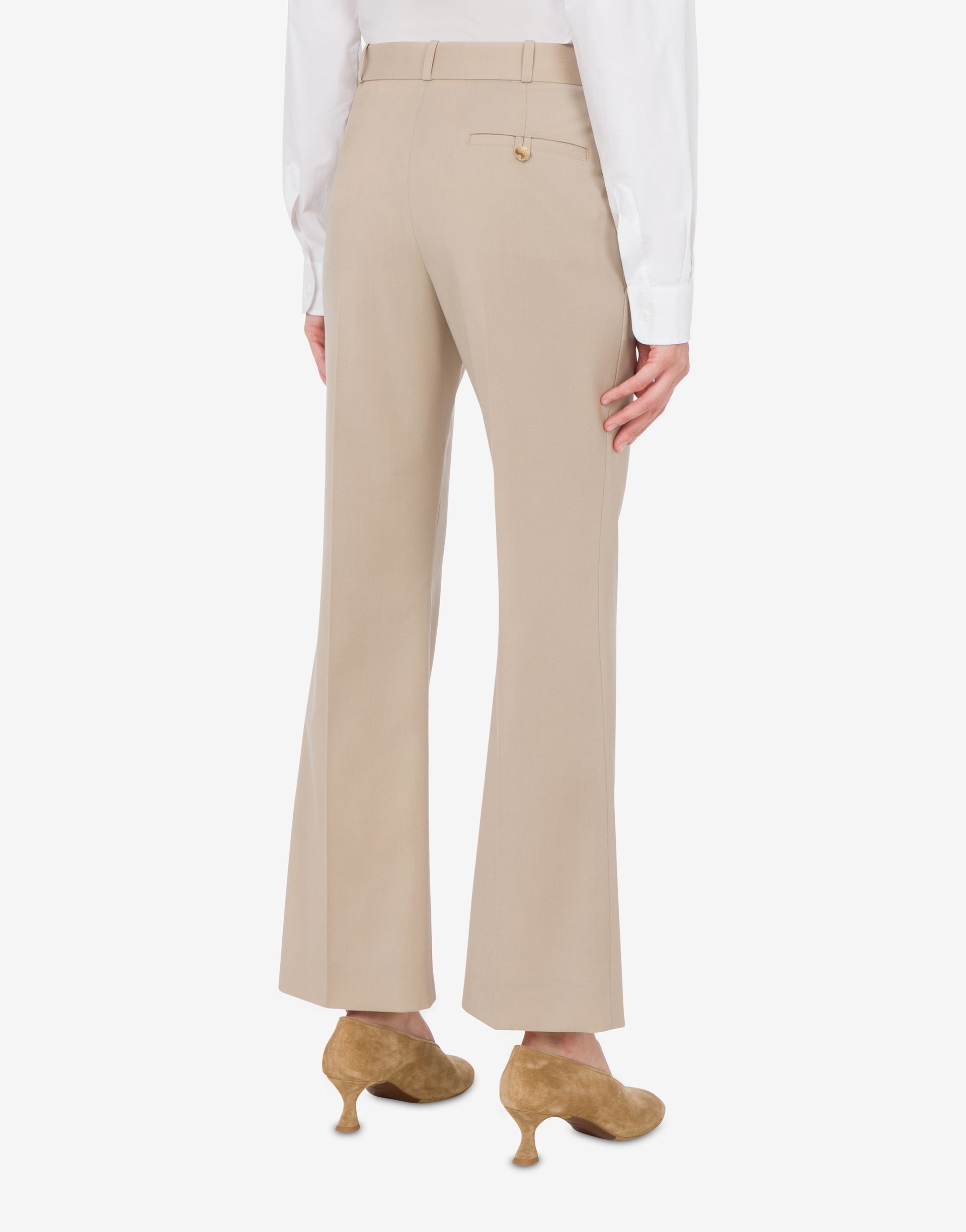 WOOL CANVAS TROUSERS - 2