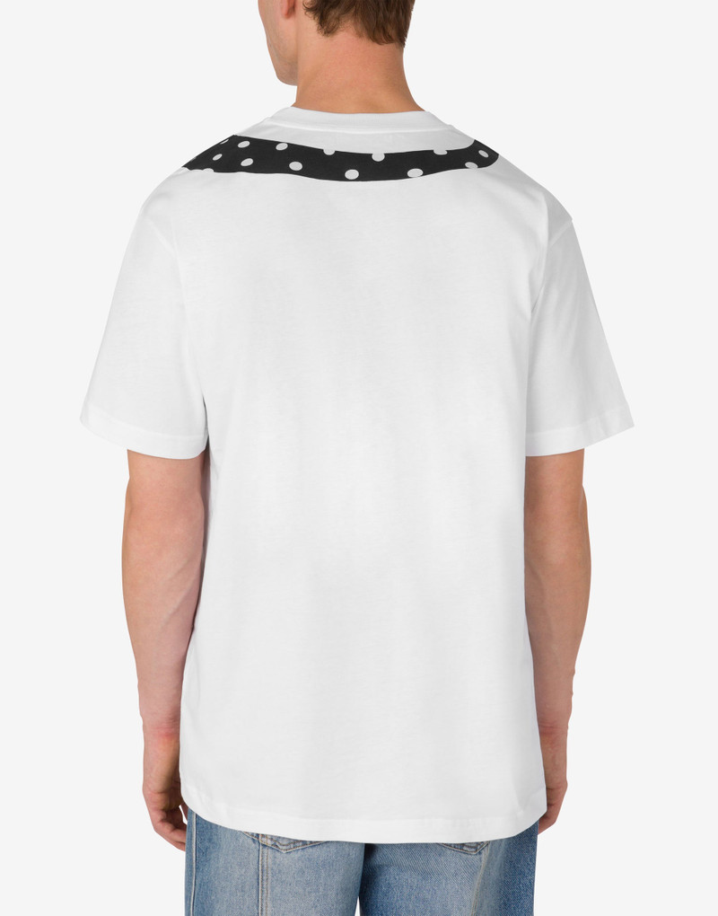 Moschino TIE PRINT JERSEY T-SHIRT outlook