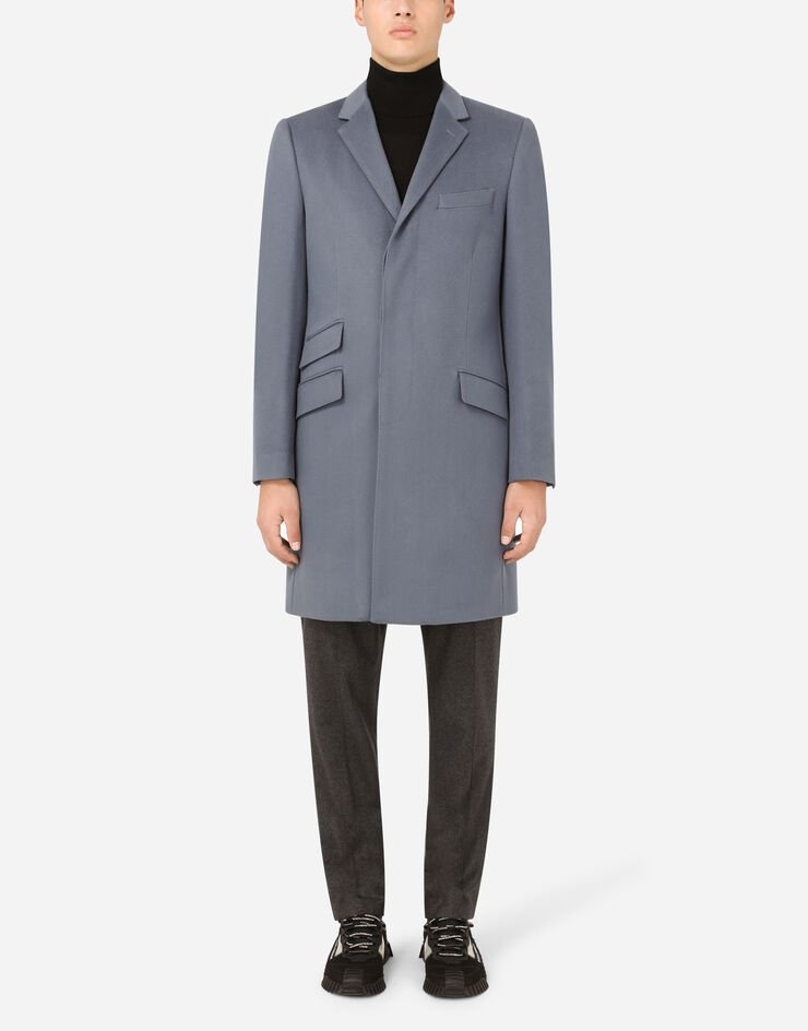 Double-breasted cashmere coat - 1