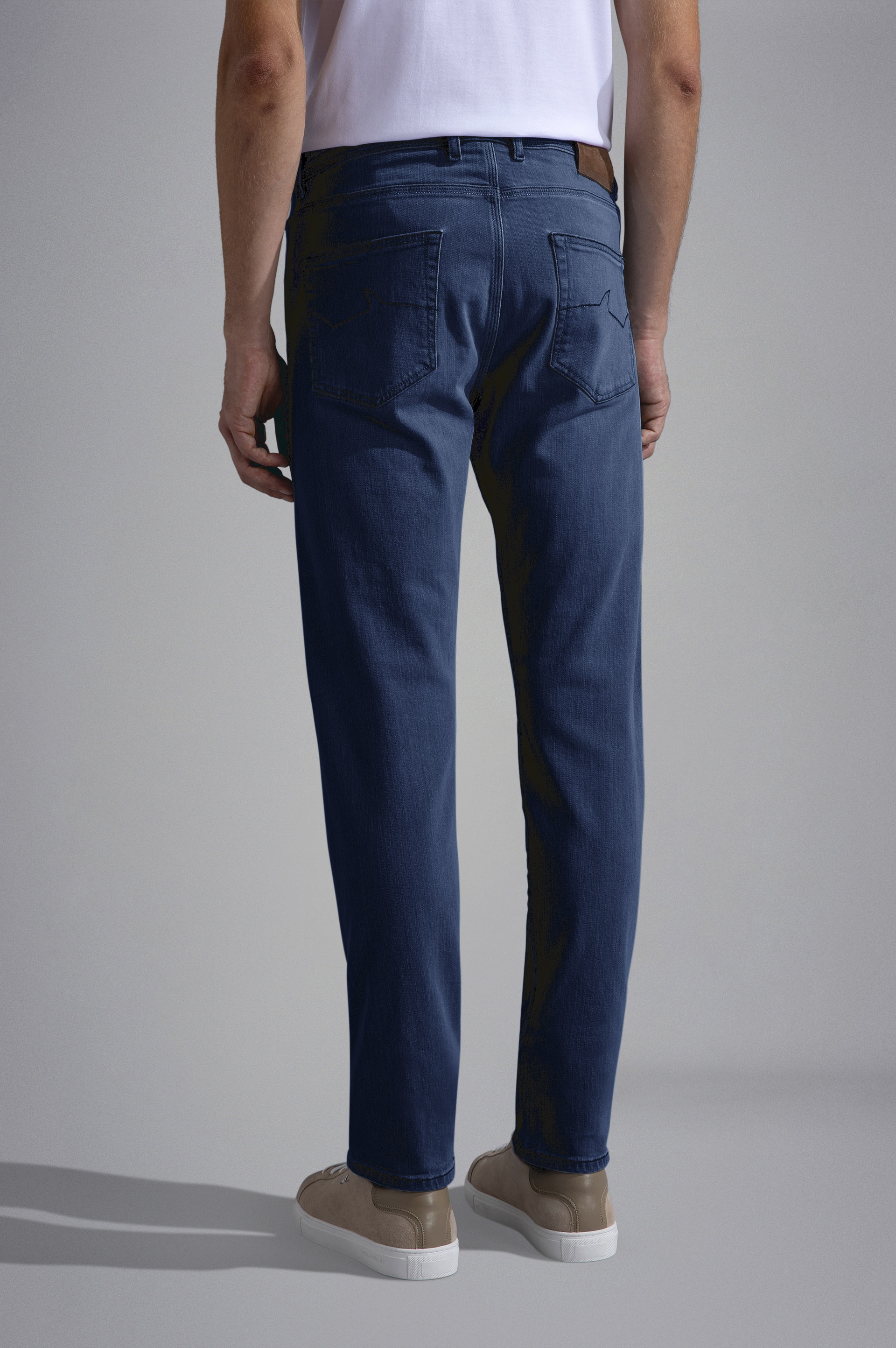 STRETCH COTTON DENIM JEANS - 3