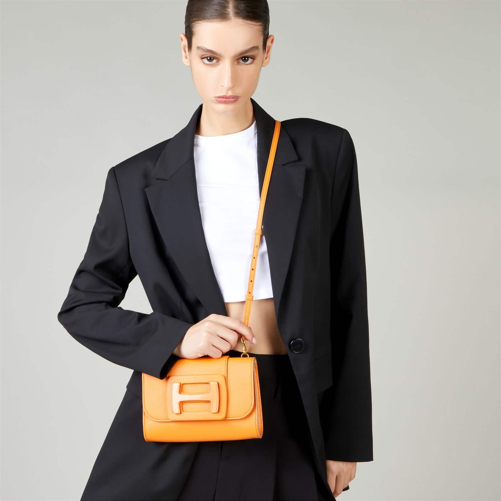 Hogan H-Bag Crossbody Bag Orange - 4