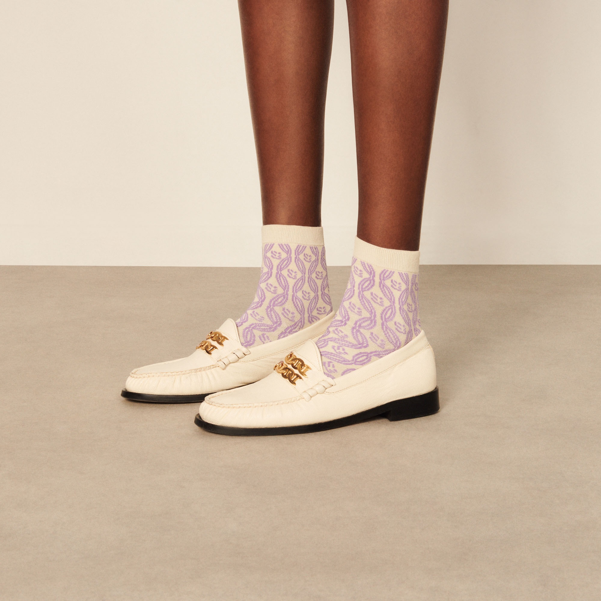 Double S jacquard socks - 2