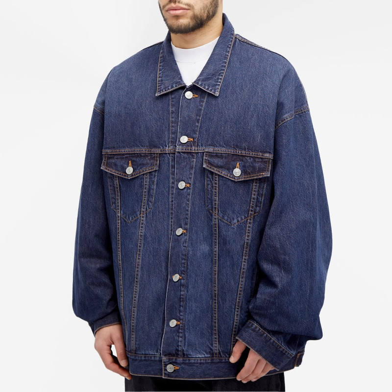 BALENCIAGA Balenciaga Oversized Japanese Denim Jacket outlook