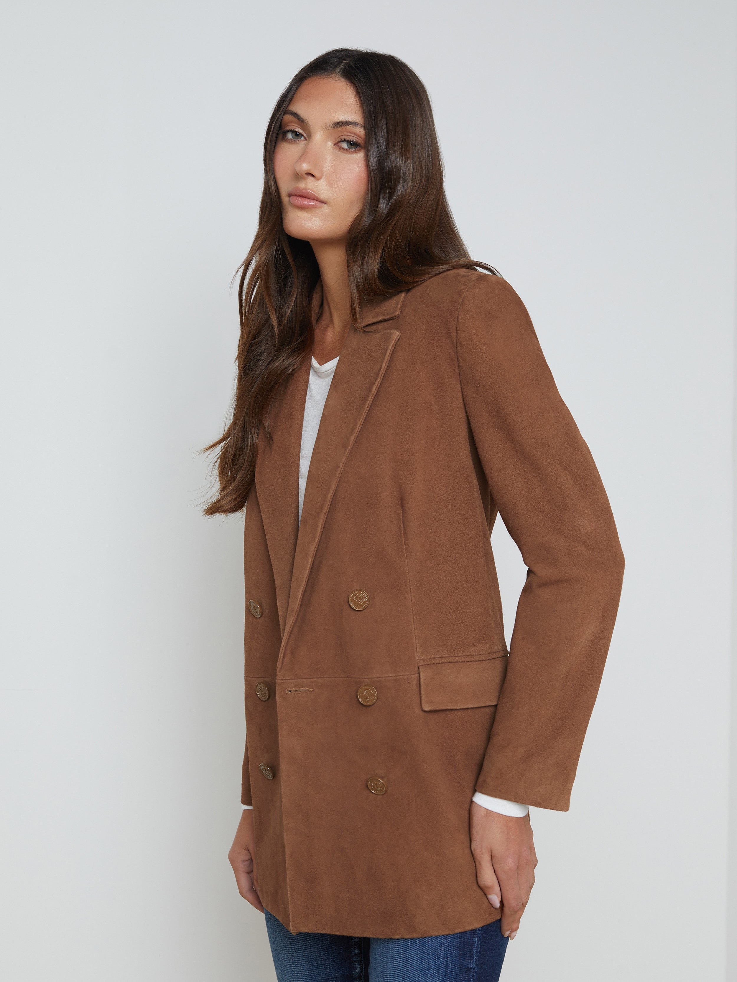 Aimee Suede Blazer - 4