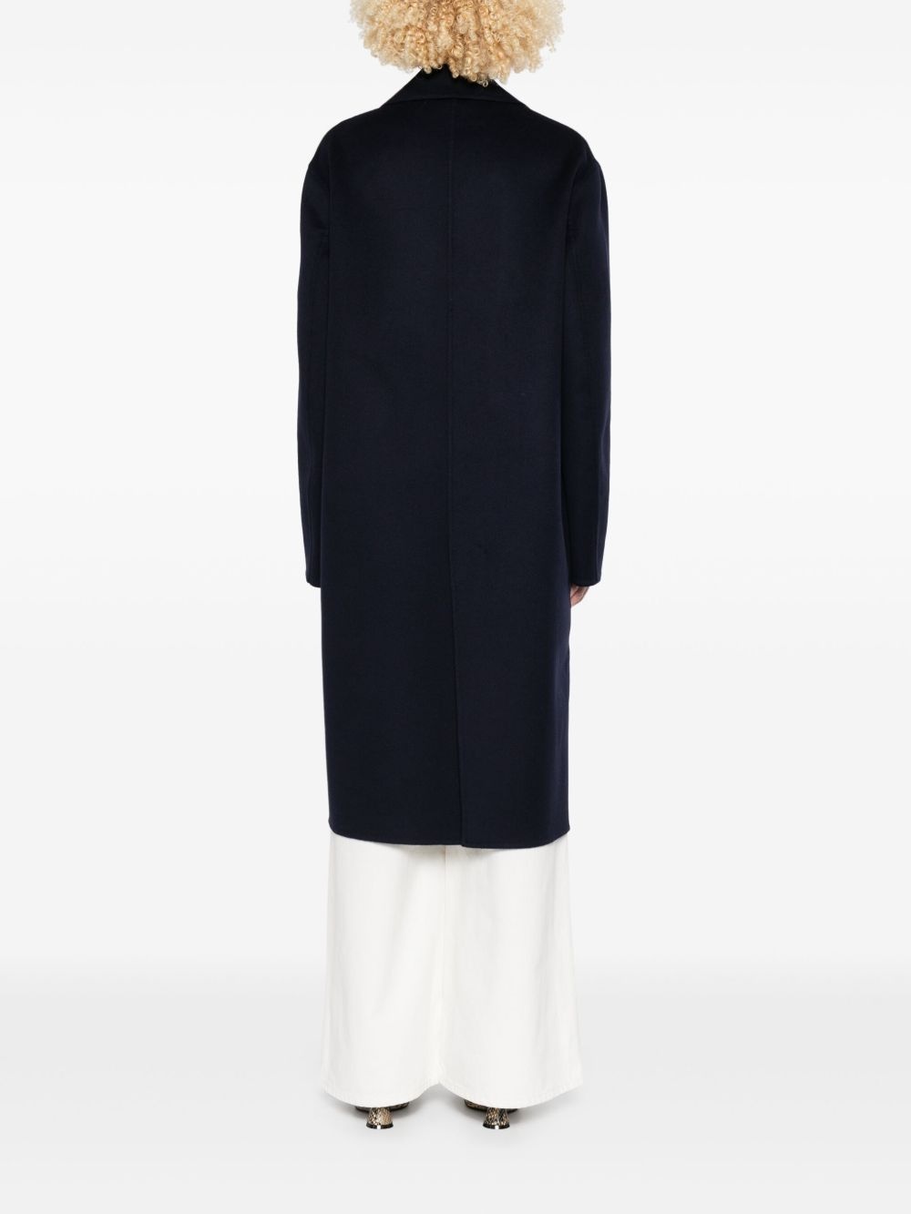 wool double-breasted coat - 4