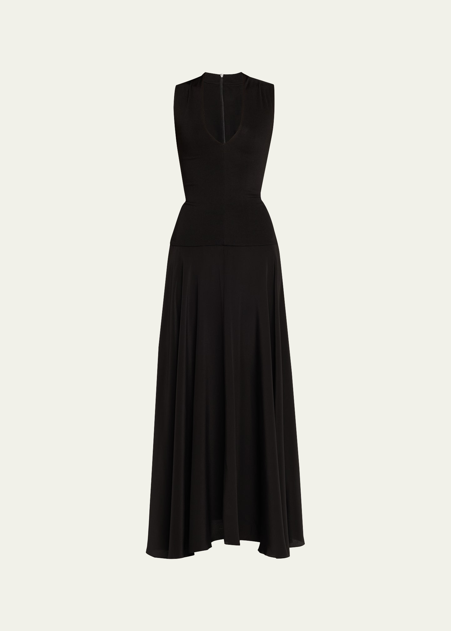 Illi V Drop-Waist Maxi Dress - 1