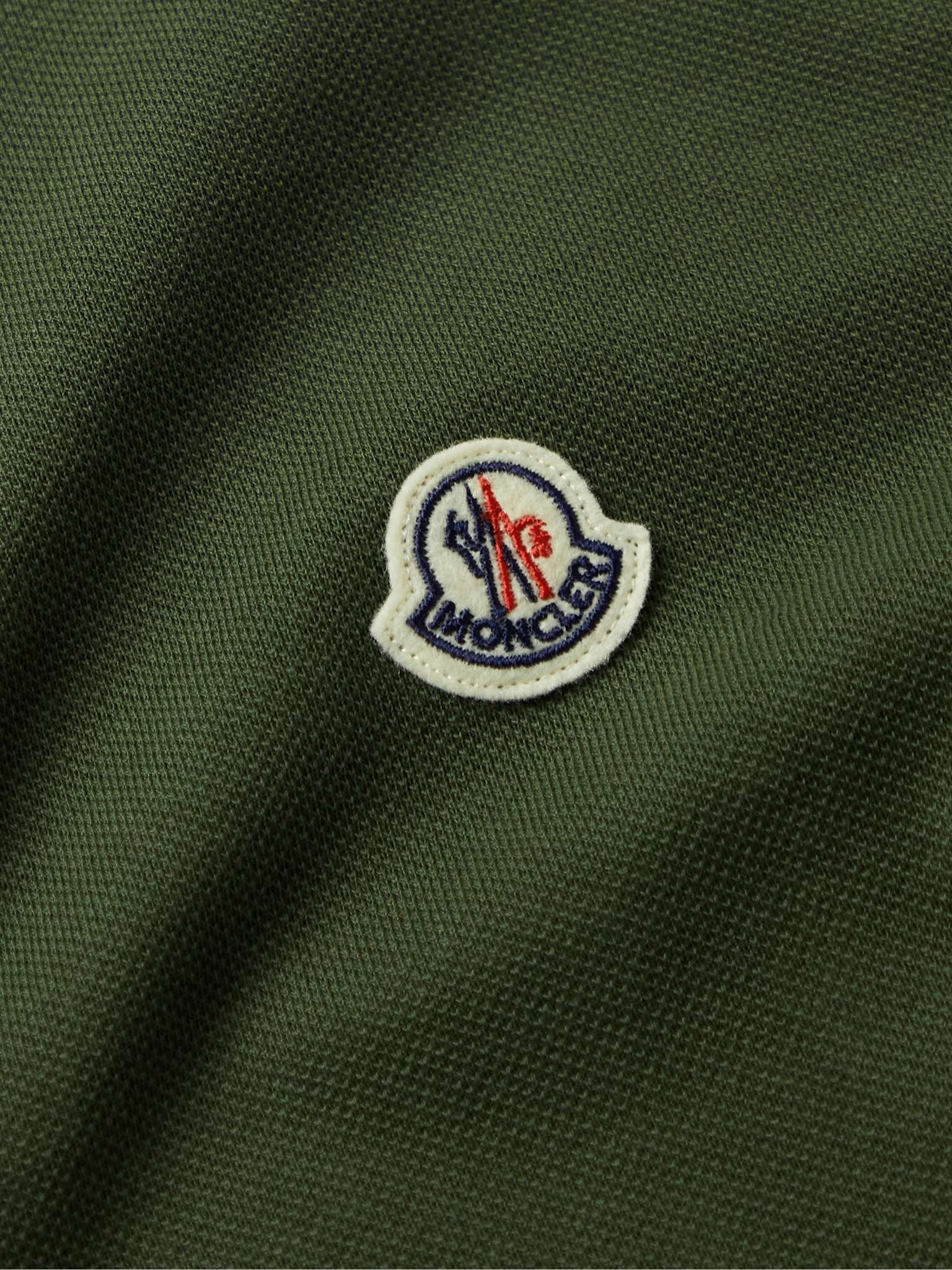 Logo-Appliquéd Cotton-Piqué Polo Shirt - 3