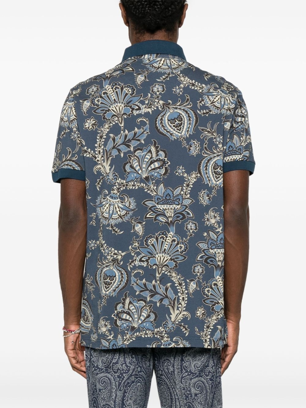 paisley polo shirt - 3