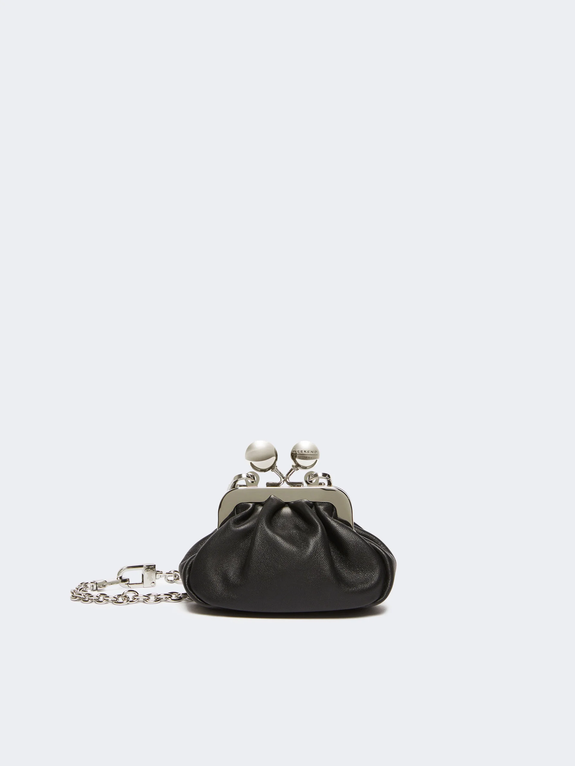 DIOMEDE Shiny Nappa leather nano Pasticcino Bag - BLACK - 1