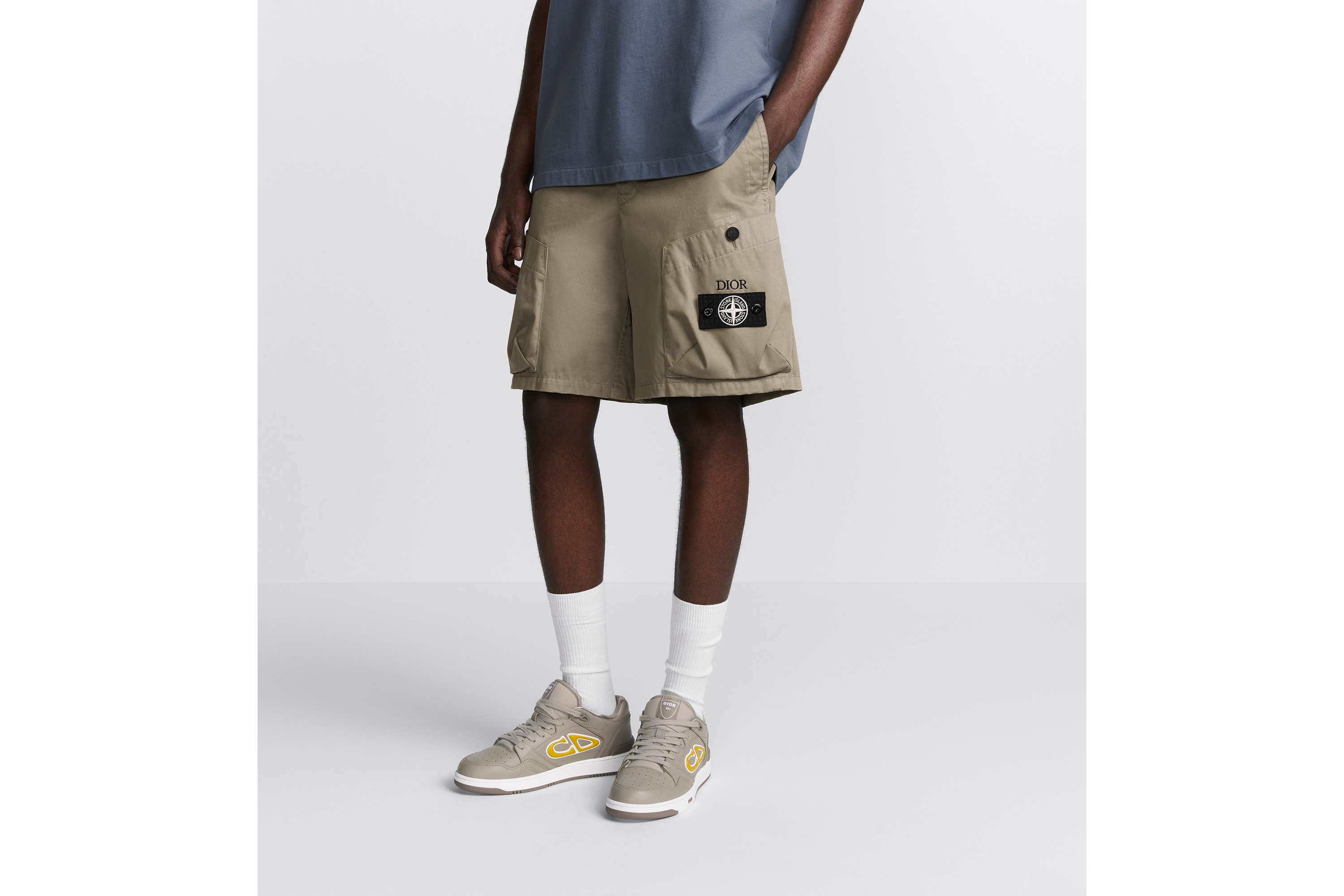DIOR AND STONE ISLAND B57 Low-Top Sneaker – LIMITED AND NUMBERED EDITION - 4