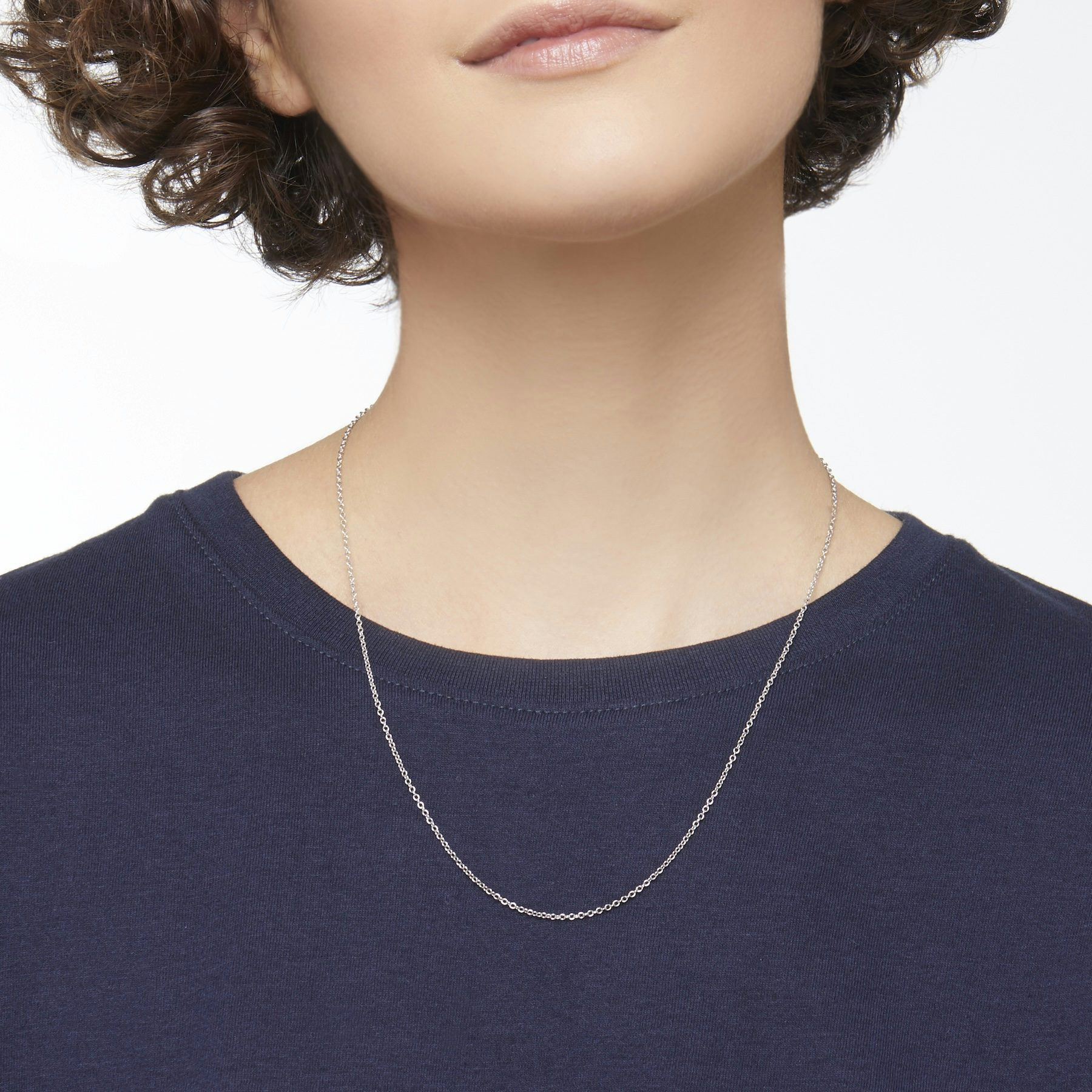 WHITE GOLD ESSENTIALS NECKLACE - 2