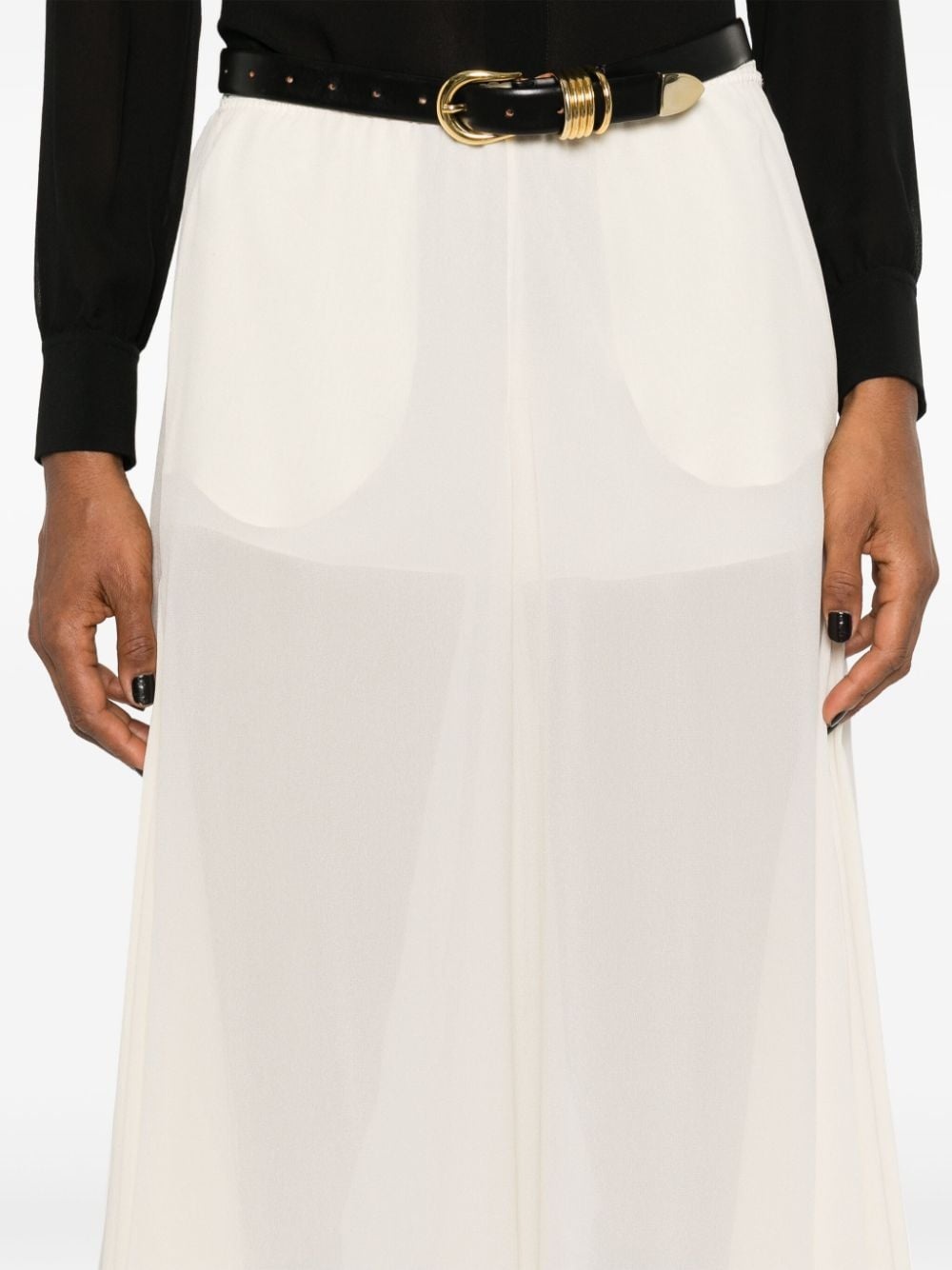 gerogette cropped trousers - 5