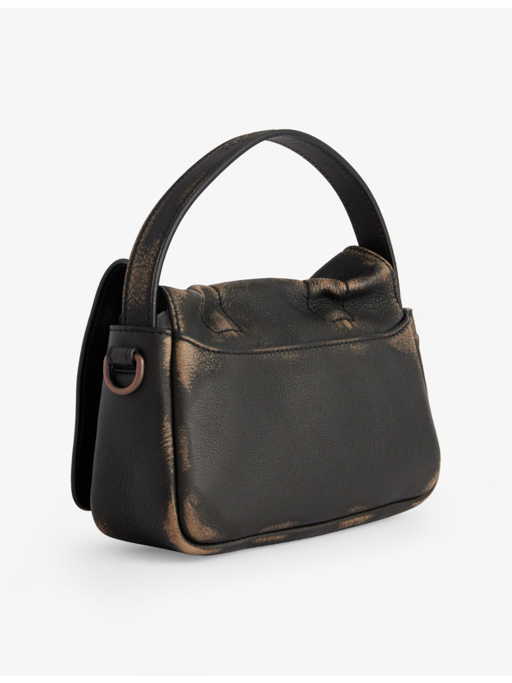 Multipocket micro leather cross-body bag - 5