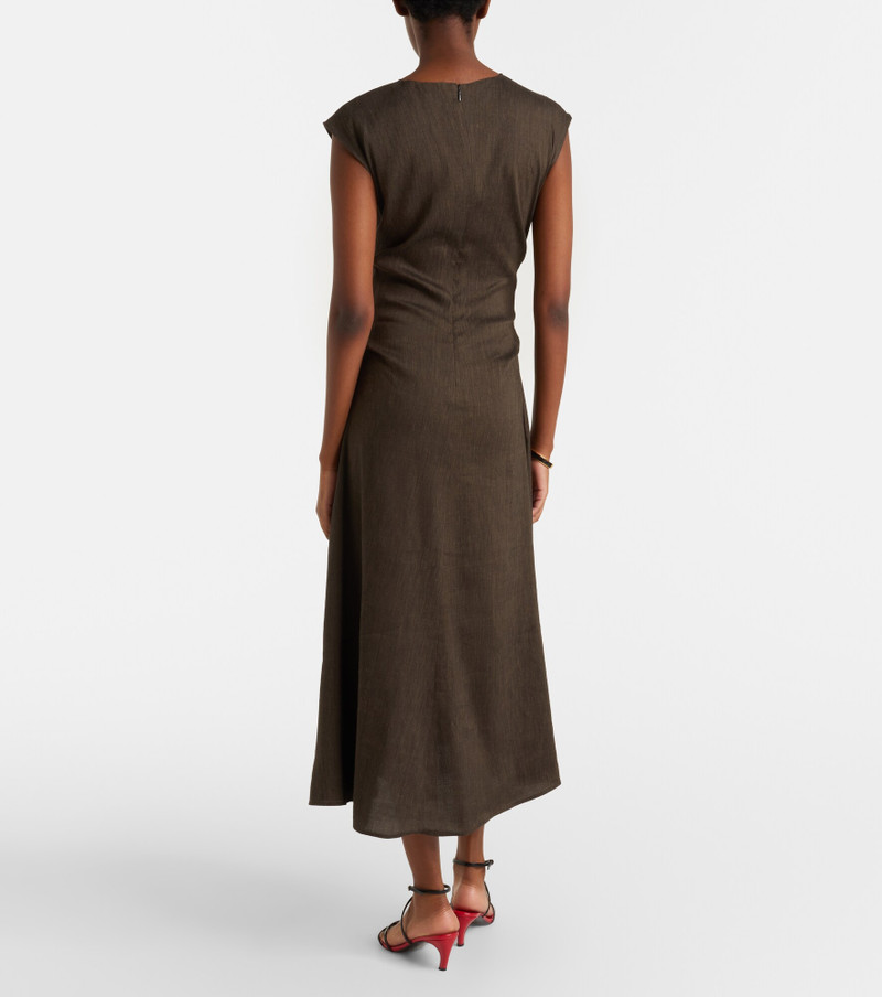 White Label Miranda linen-blend midi dress 6
