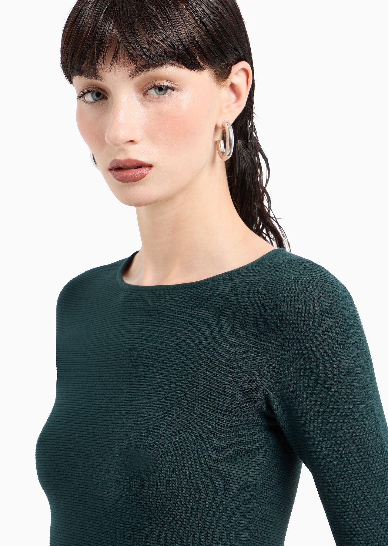 Links-stitch viscose long-sleeved jumper - 5