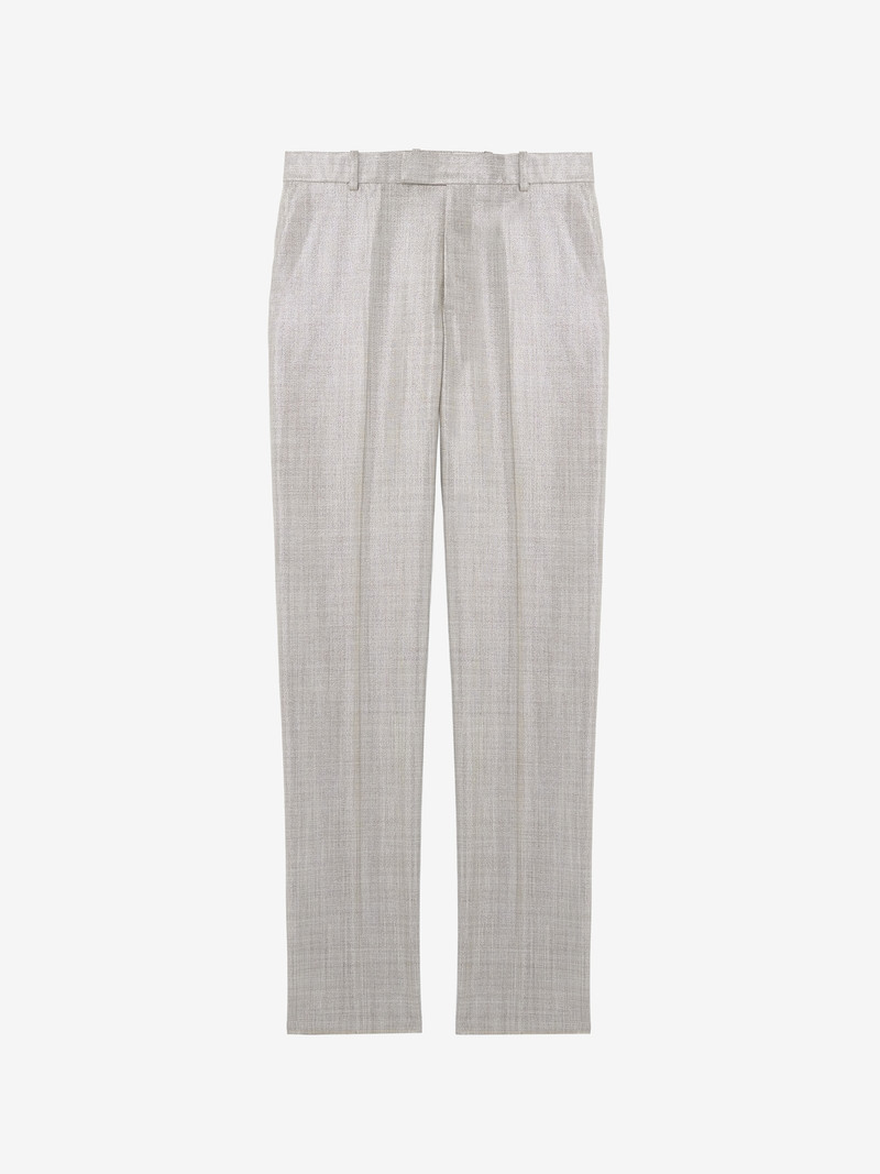 Metallic Tailored Trousers - 1