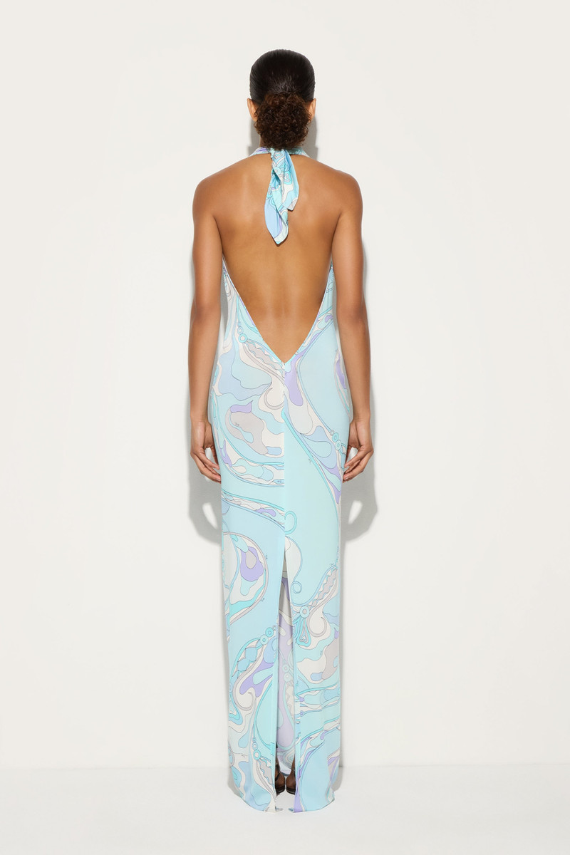 ORCHIDEE PRINT LONG DRESS 4