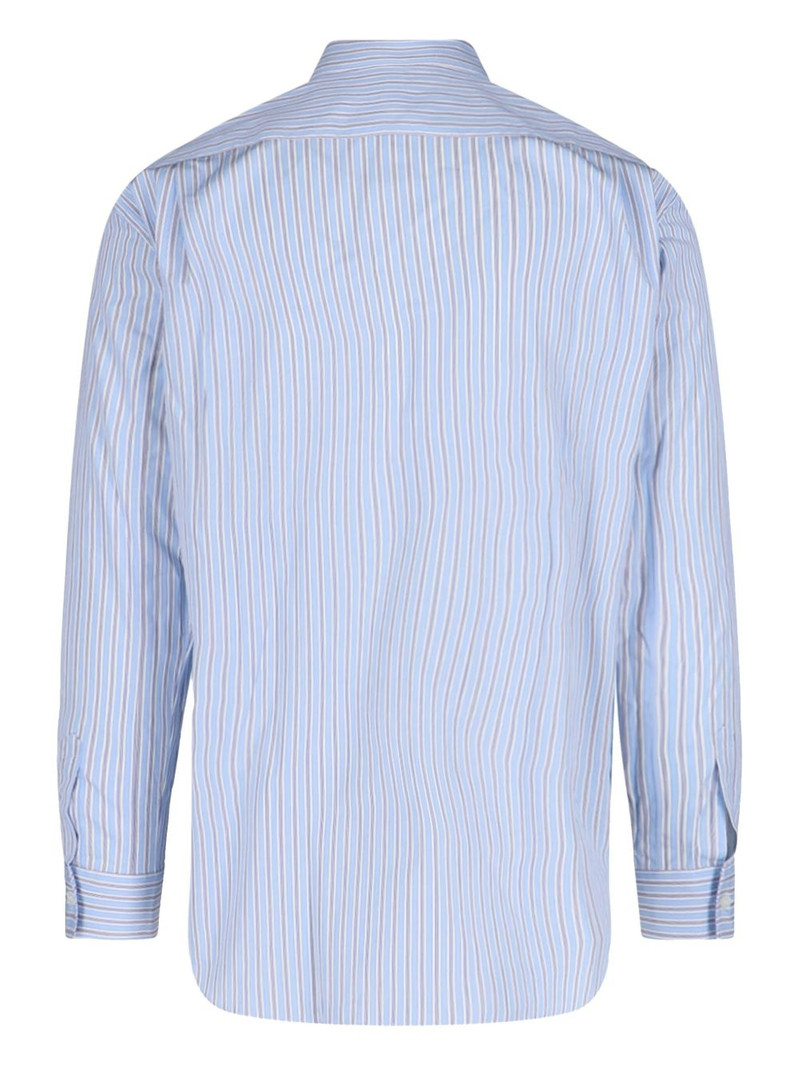 Comme des Garçons SHIRT striped cotton shirt outlook