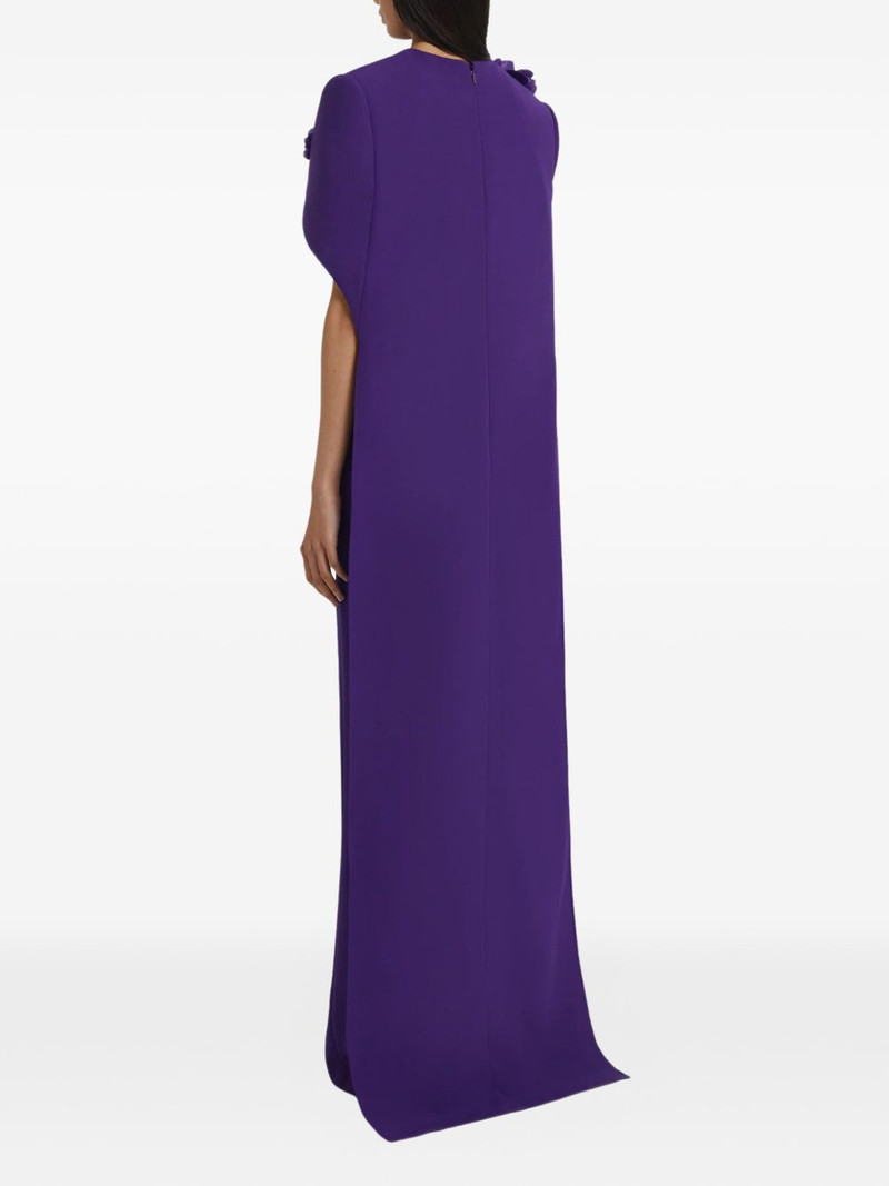 Lennox floral-appliqué maxi dress 4