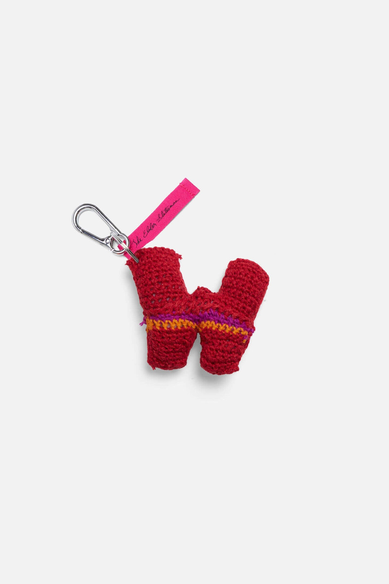 CROCHET LETTER KEYCHAIN CHARM 1