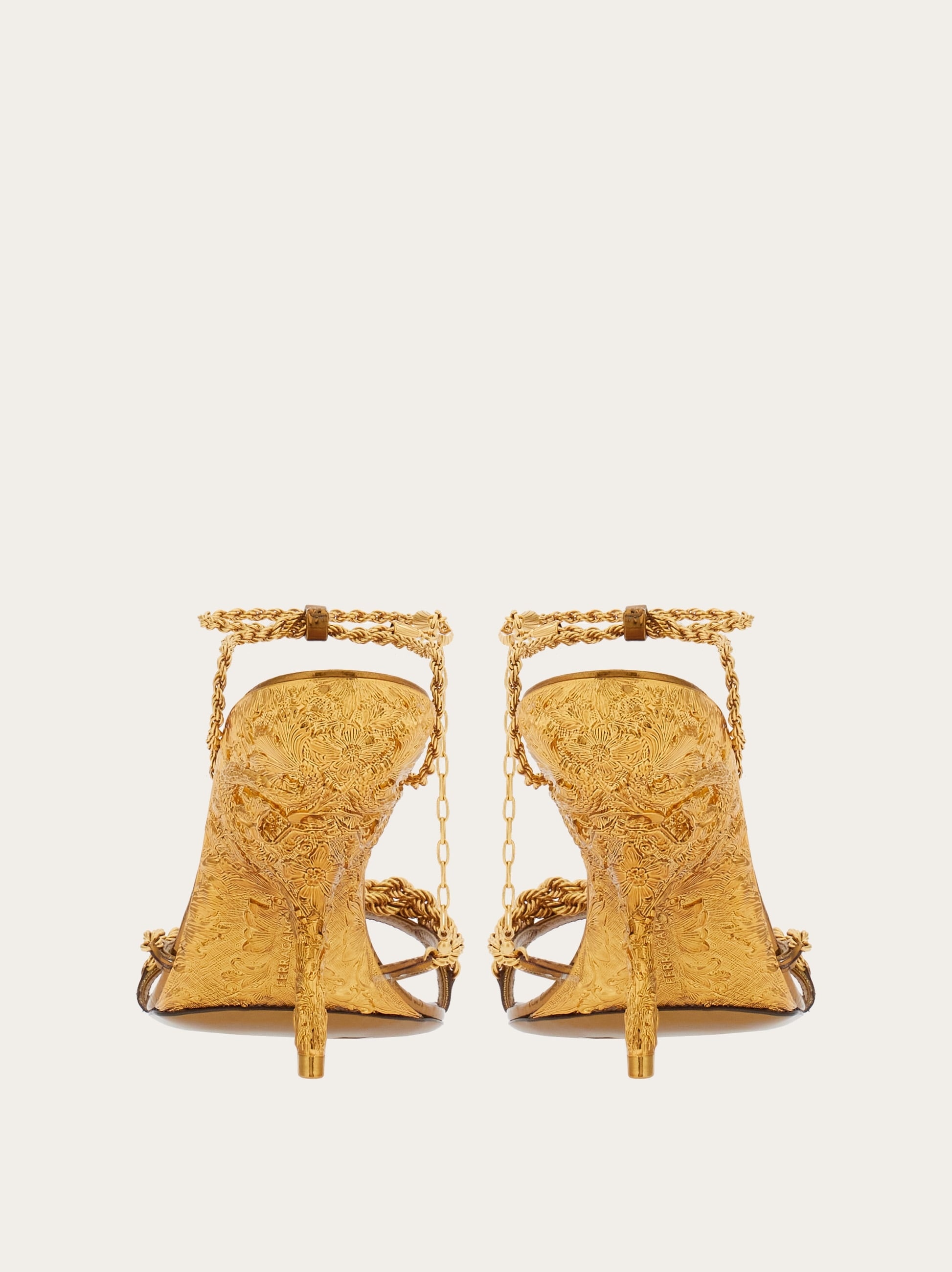 FERRAGAMO Bejeweled sandal | REVERSIBLE