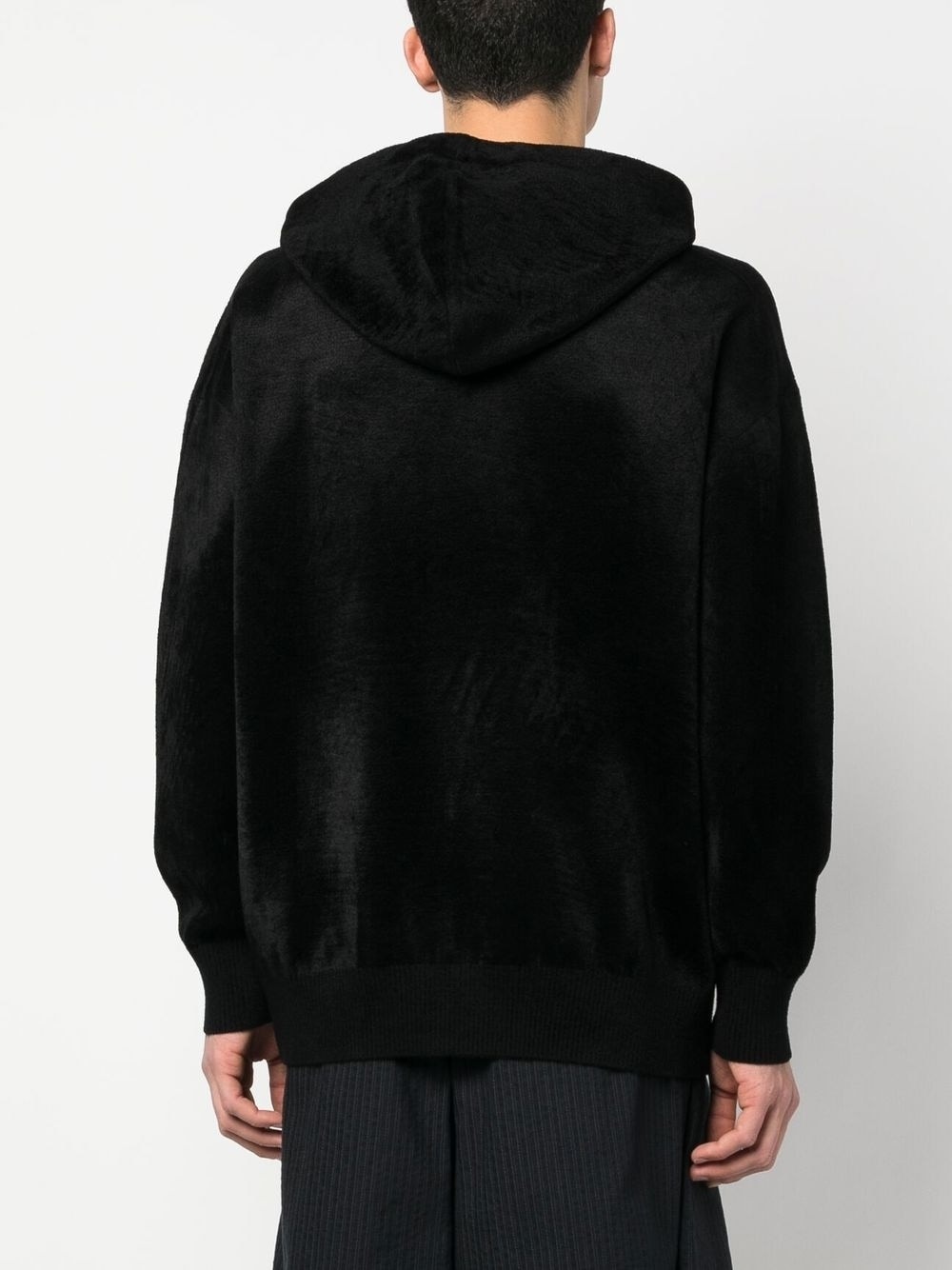 logo-print zip-up hoodie - 4