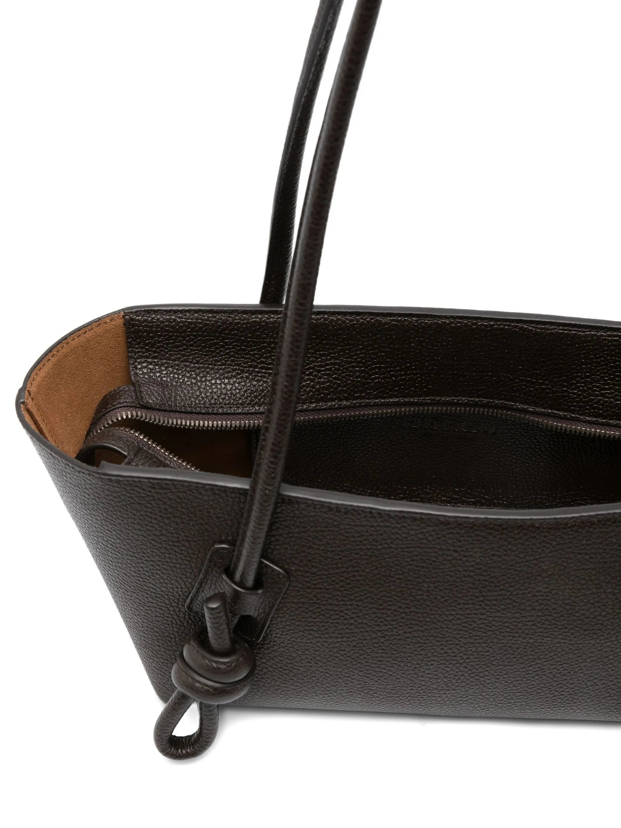 Hereu Fleca Knotted Leather Shoulder Bag - 3