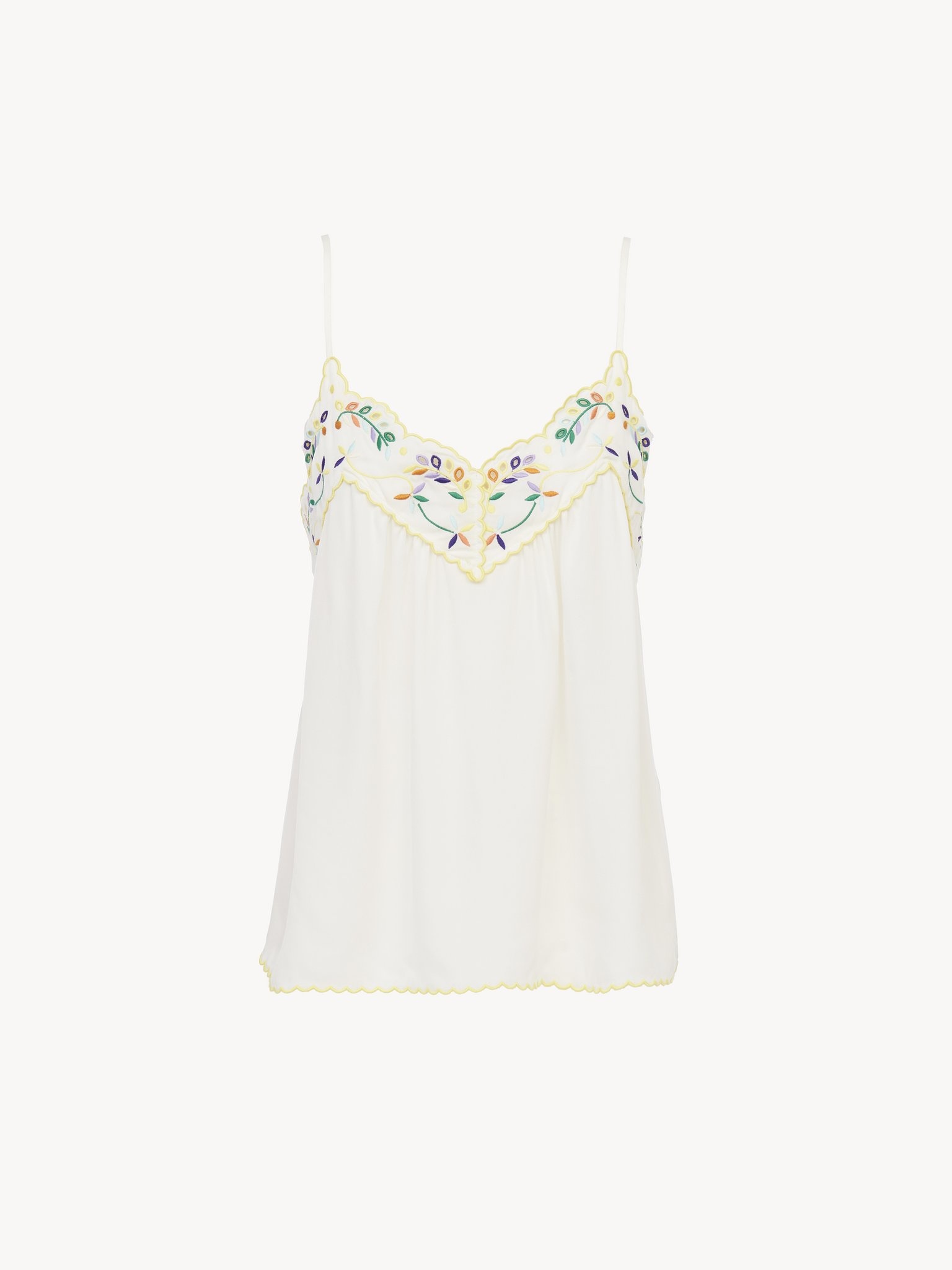EMBROIDERED SLIP TOP - 4