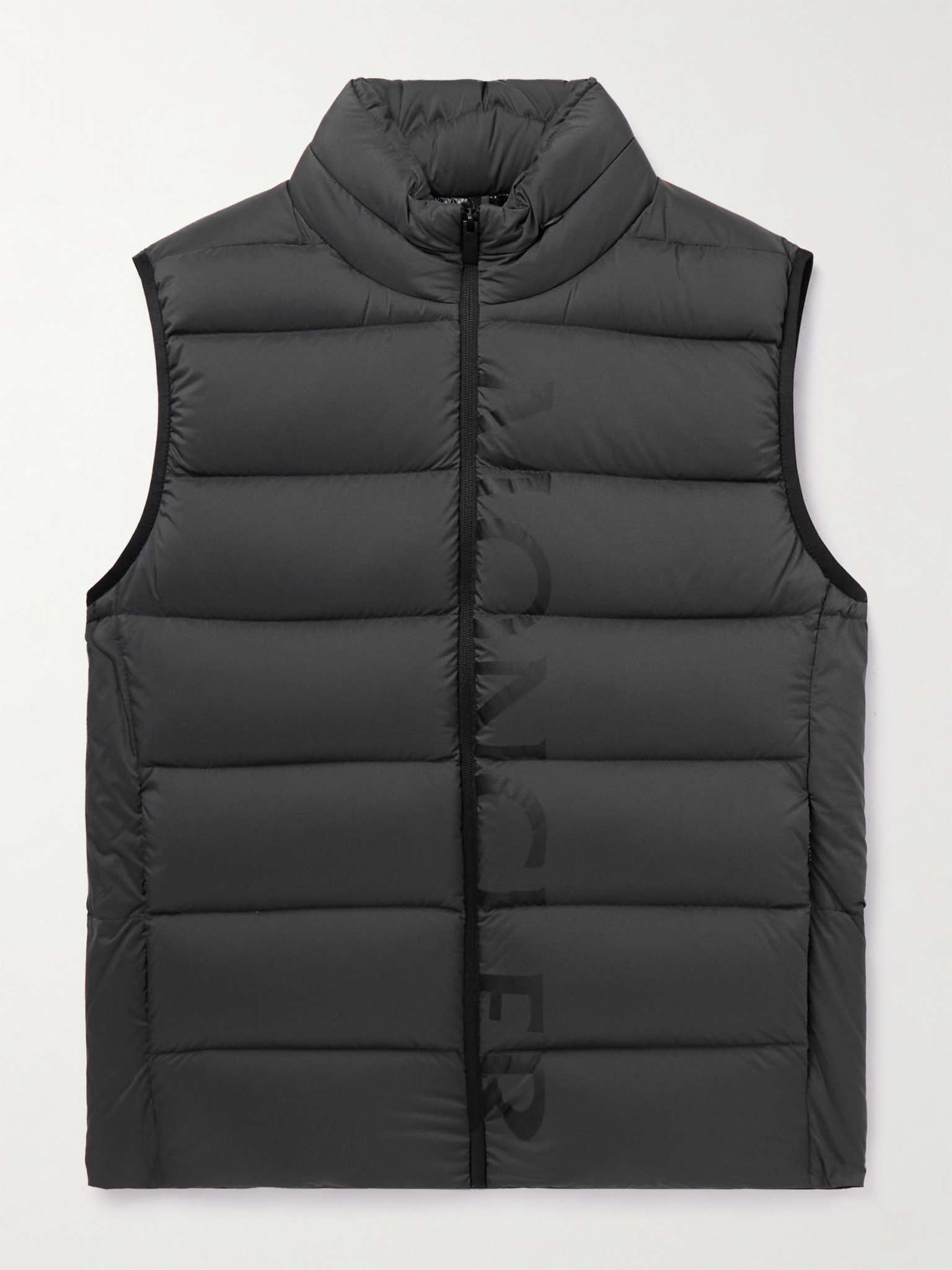 Logo-Print Quilted Nylon Down Gilet - 1