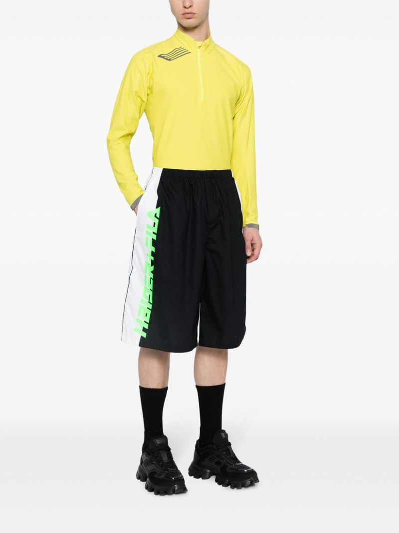 Haider Ackermann logo-print cotton track shorts outlook