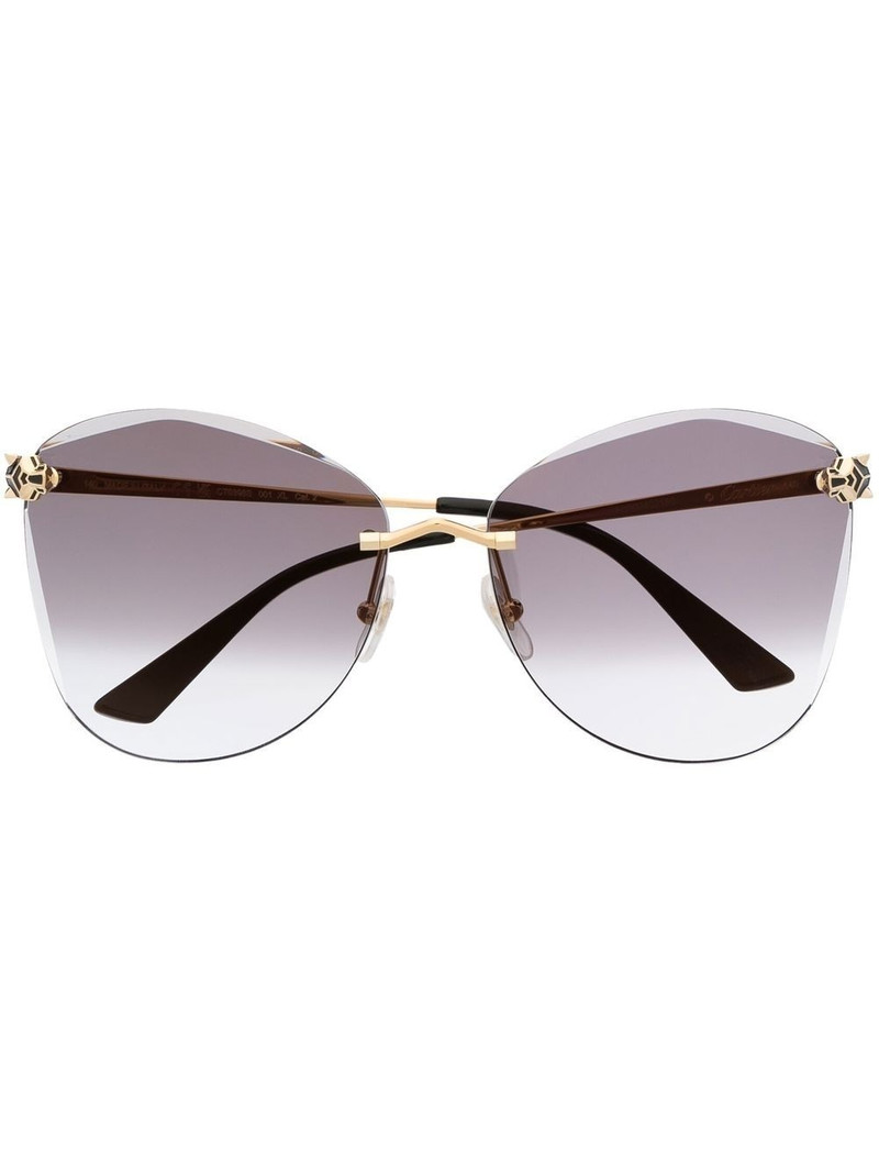 signature panther oversized sunglasses 1