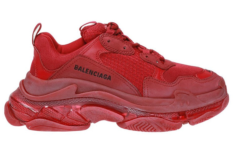 (WMNS) Balenciaga Triple S 'Burgundy' 544351W09O16016 - 2