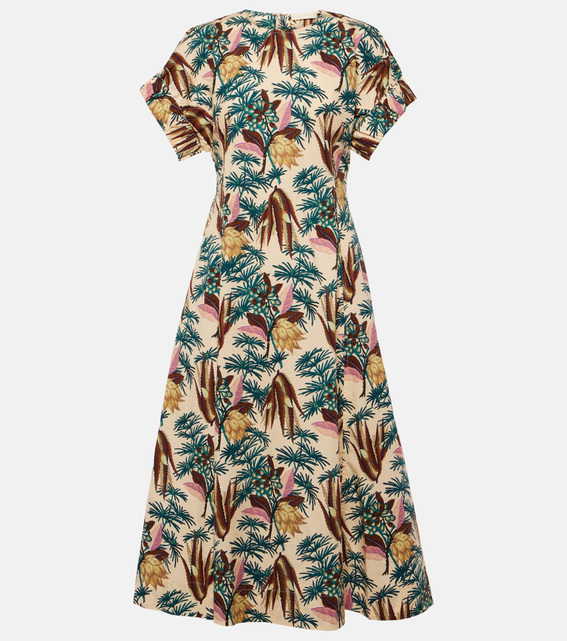 Devon cotton poplin midi dress 1