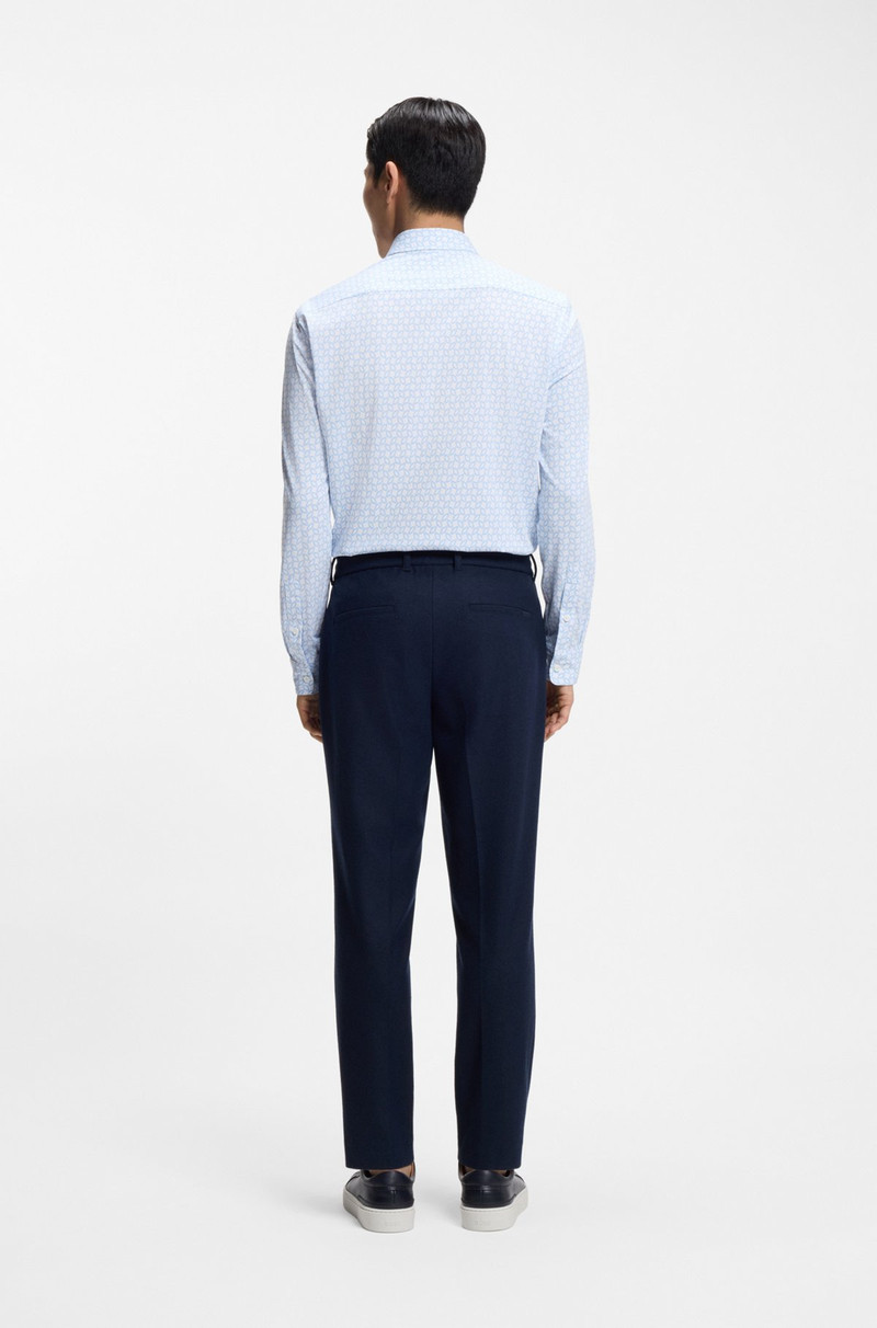 SLIM-FIT SHIRT IN PRINTED ITALIAN COTTON 5