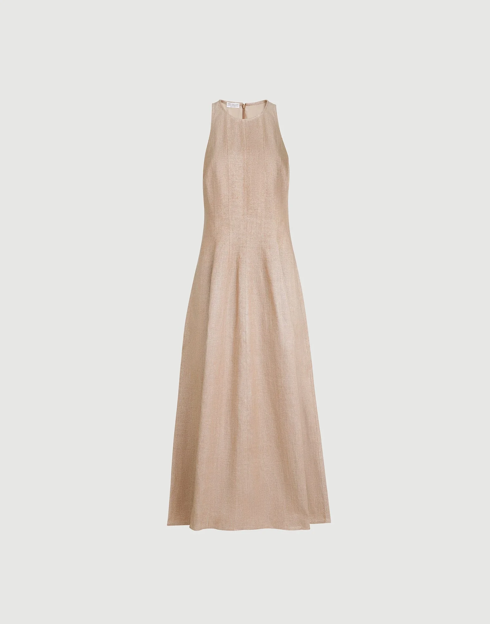 Sparkling linen twill dress - 1