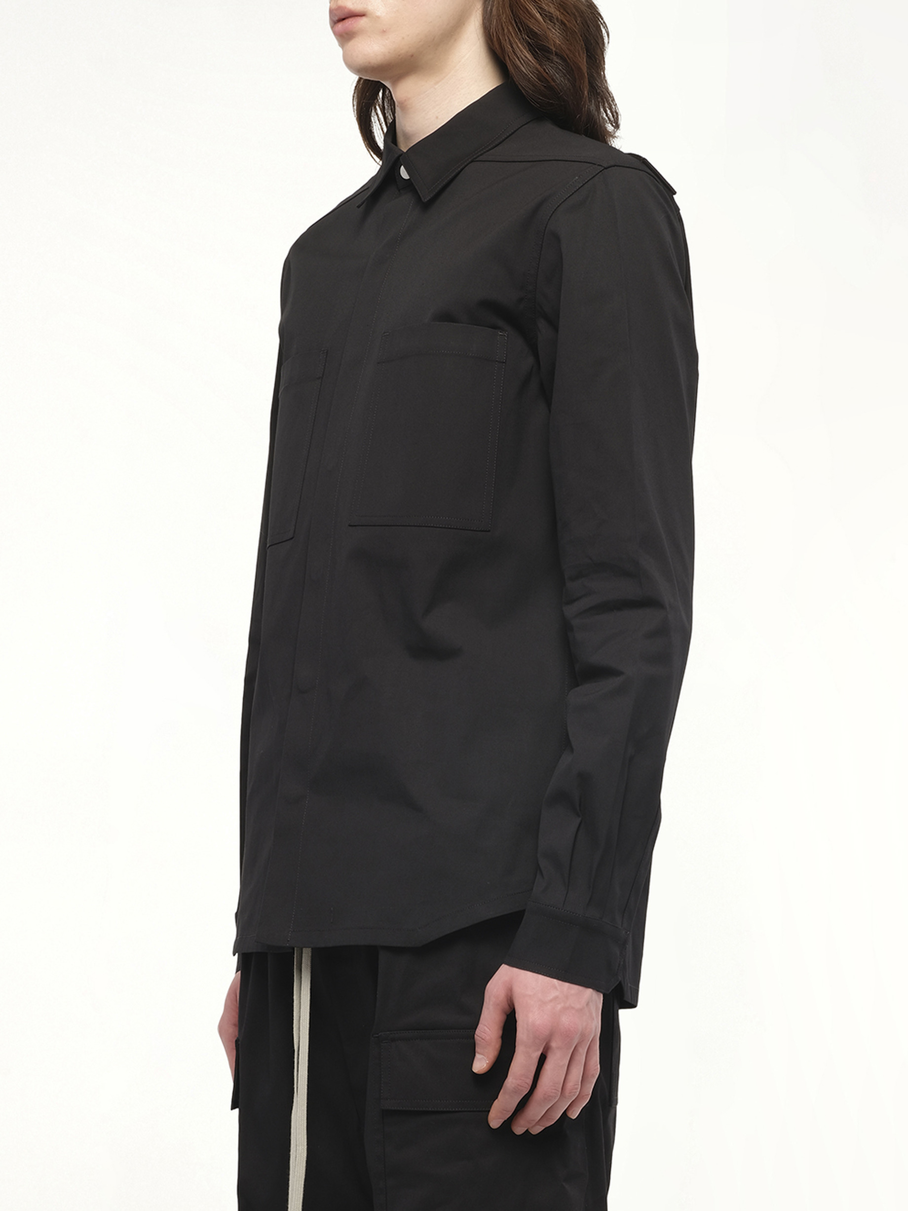 Outershirt in Black - 5