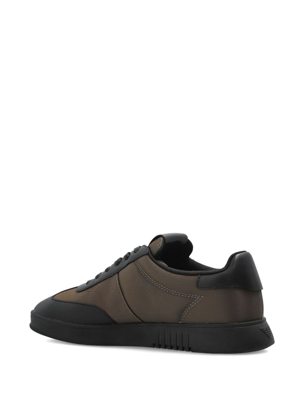 lace-up panelled sneakers - 4