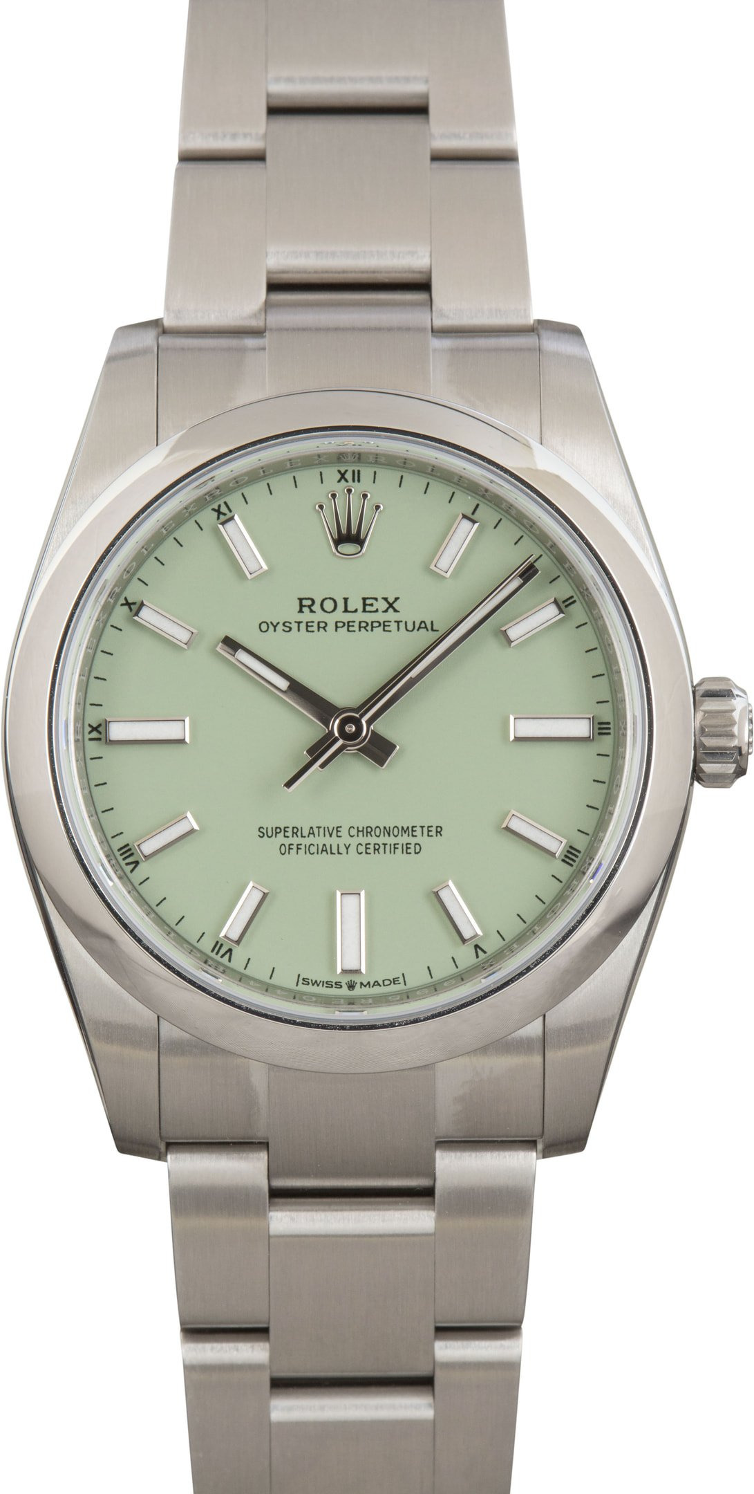 Rolex Oyster Perpetual 34 Ref 124200 Pistachio Dial - 1