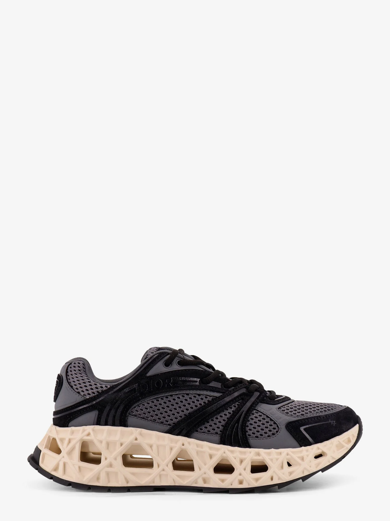 Dior Men Mesh Sneakers With Suede Inserts - 1