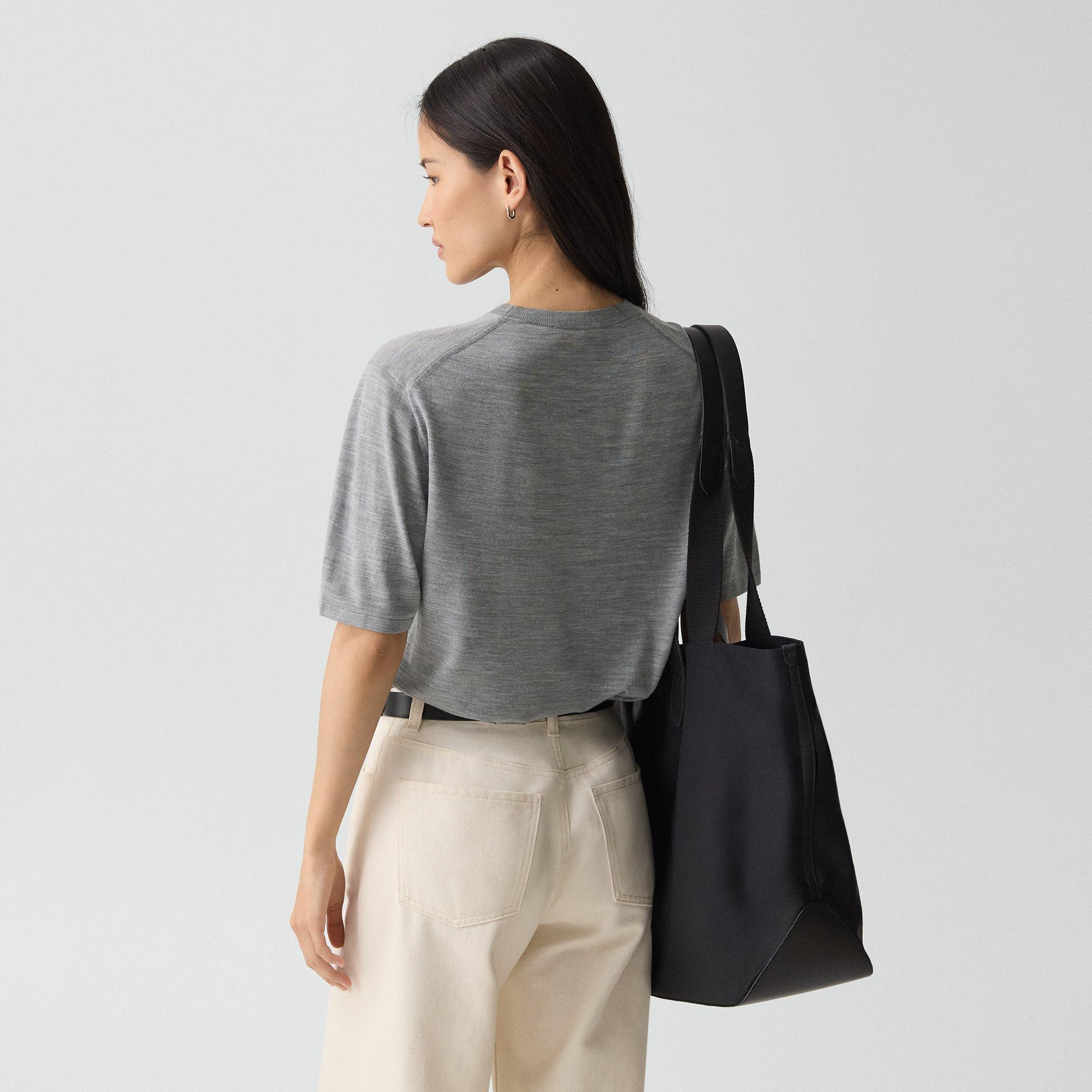 Boyfriend Tee in Regal Wool - 4