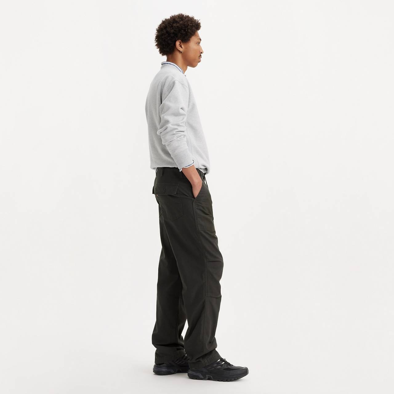 LOOSE STRAIGHT SURPLUS MEN'S PANTS - 6
