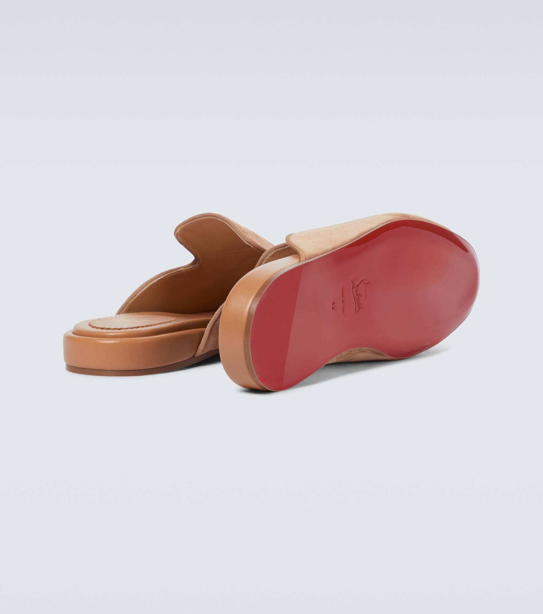Exclusive to Mytheresa – Navy Coolito Flat mules - 7