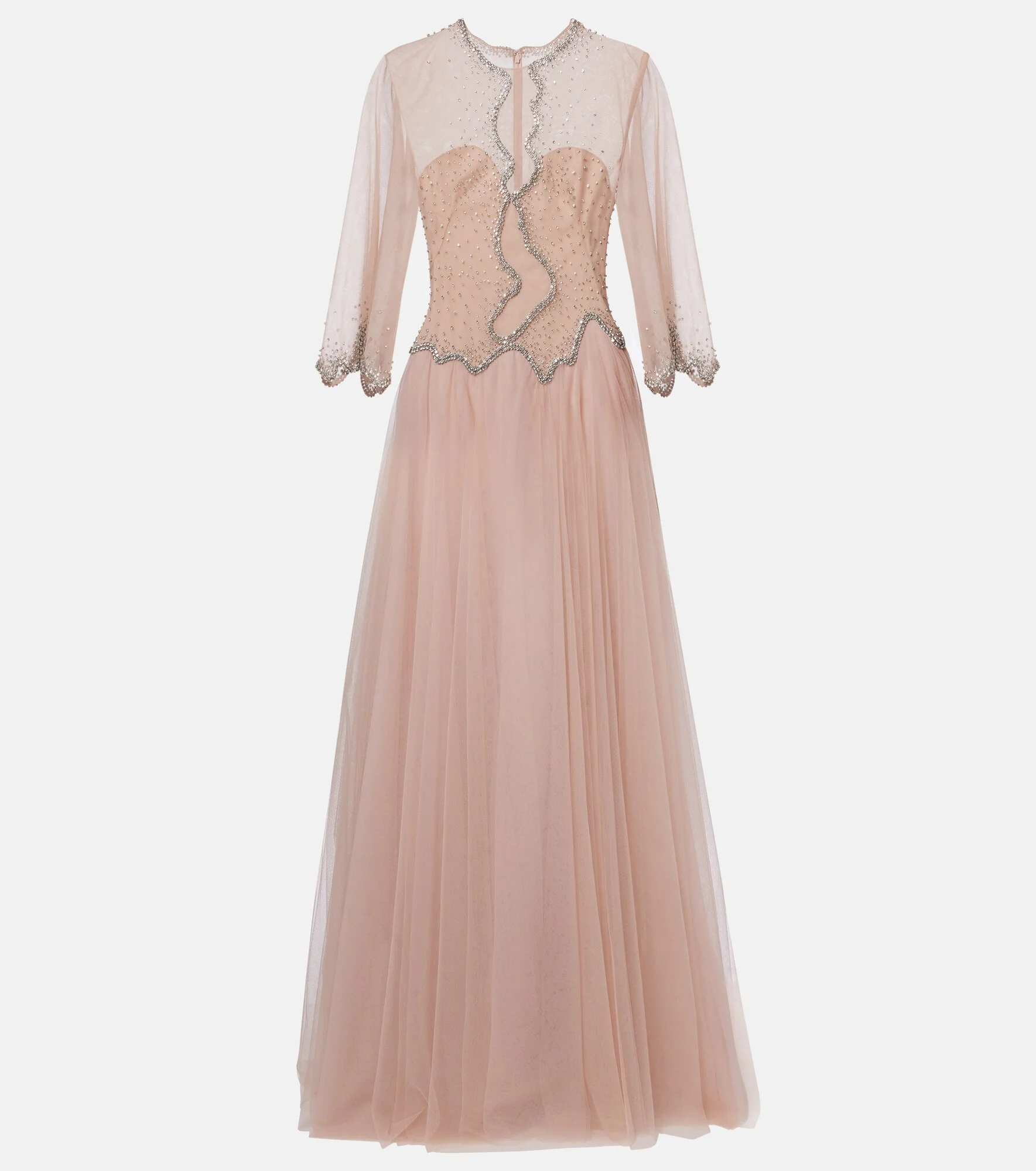 Evanna embellished tulle gown - 1