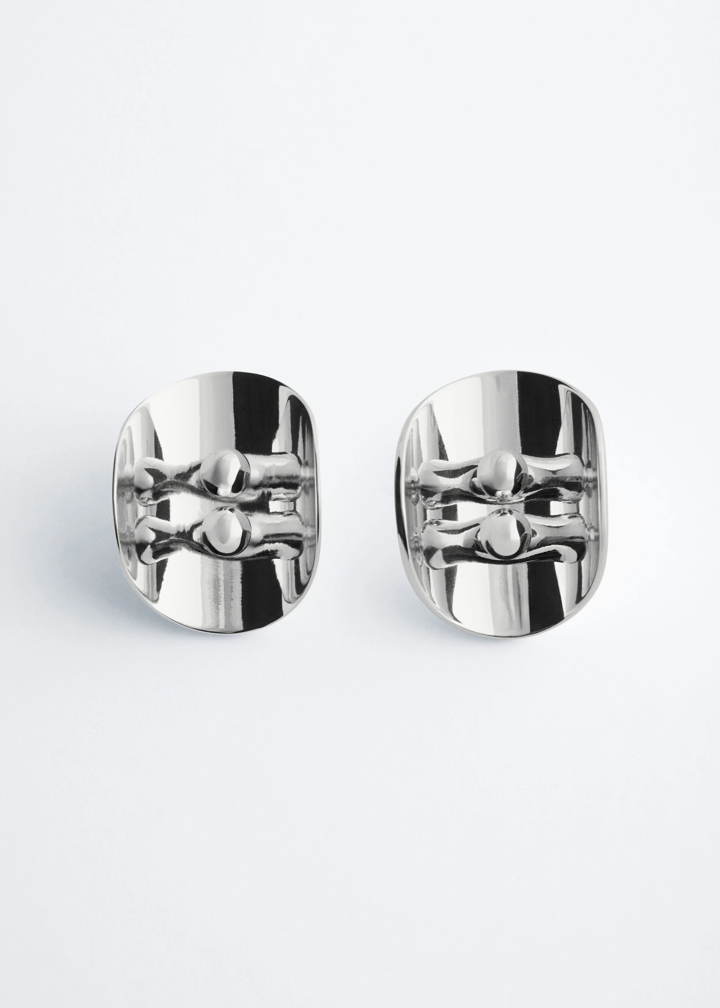 Sculptural Panel Earrings - 1