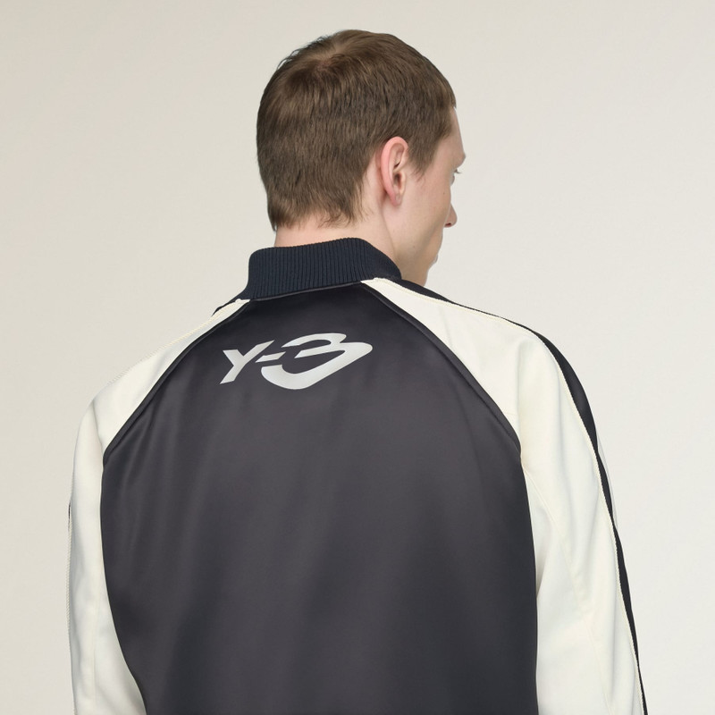 Y-3 LIQUID LOGO SATIN SOUVENIR JACKET 8