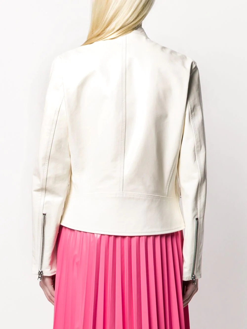 zip detail jacket - 4