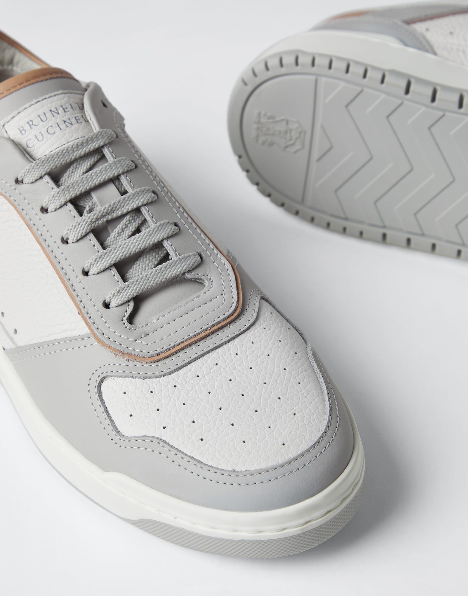 スニーカー BRUNELLO CUCINELLI Calfskin Basket sneakers Brunello Cucinelli Calfskin basket sneakers | REVERSIBLE