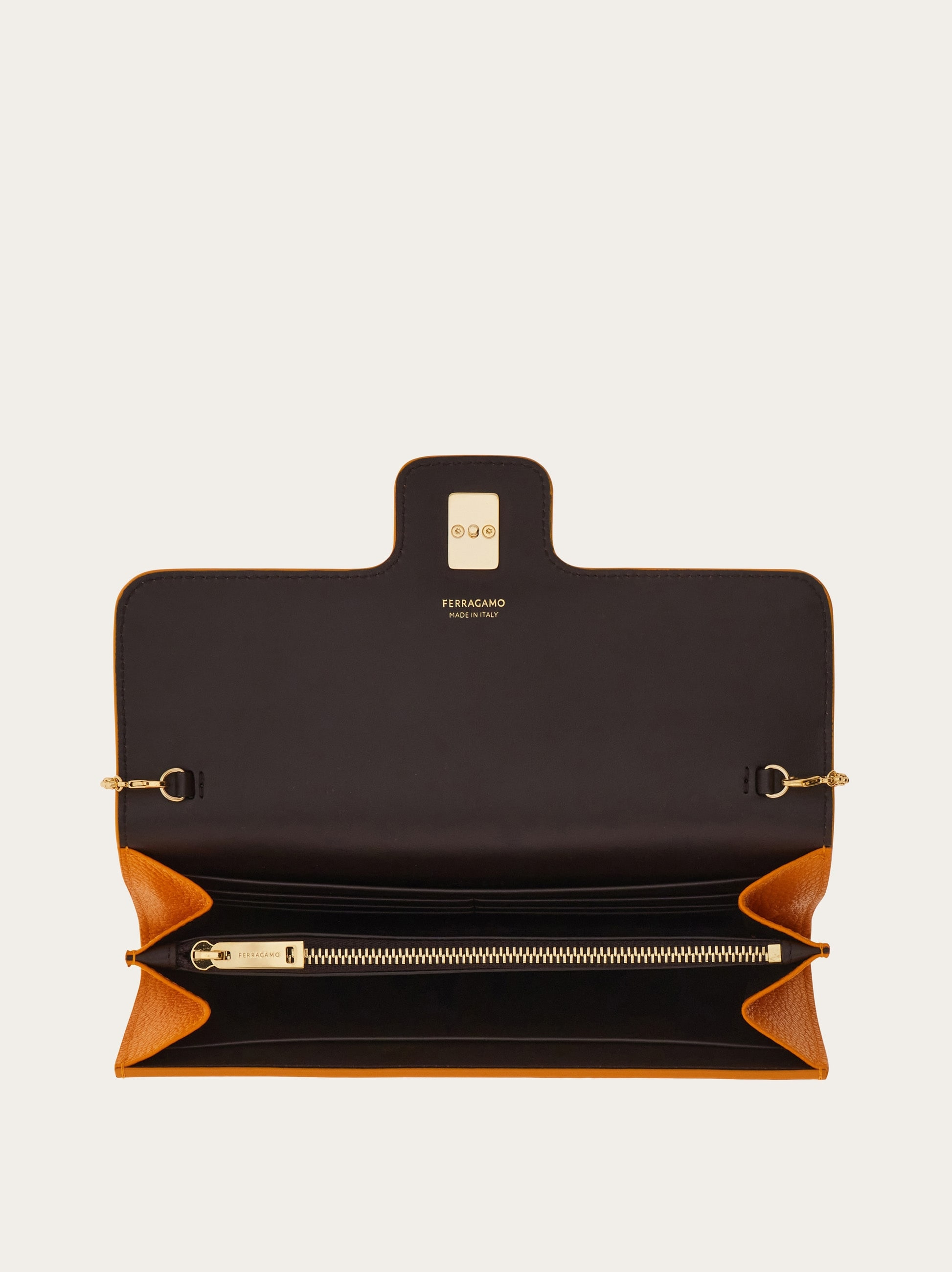Gancini wallet with shoulder strap - 5