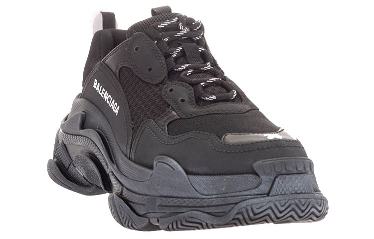 (WMNS) Balenciaga Triple S 'Black' 531388W09OM1000 - 4